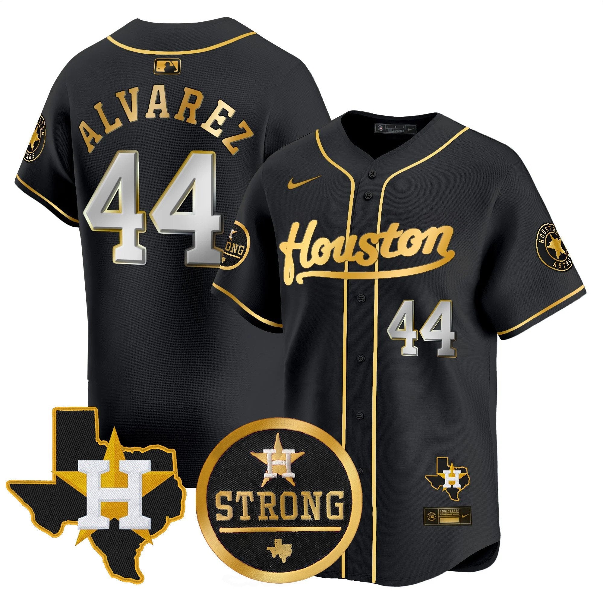 Men’s “Houston Strong” Patch Vapor Premier Limited Jersey
