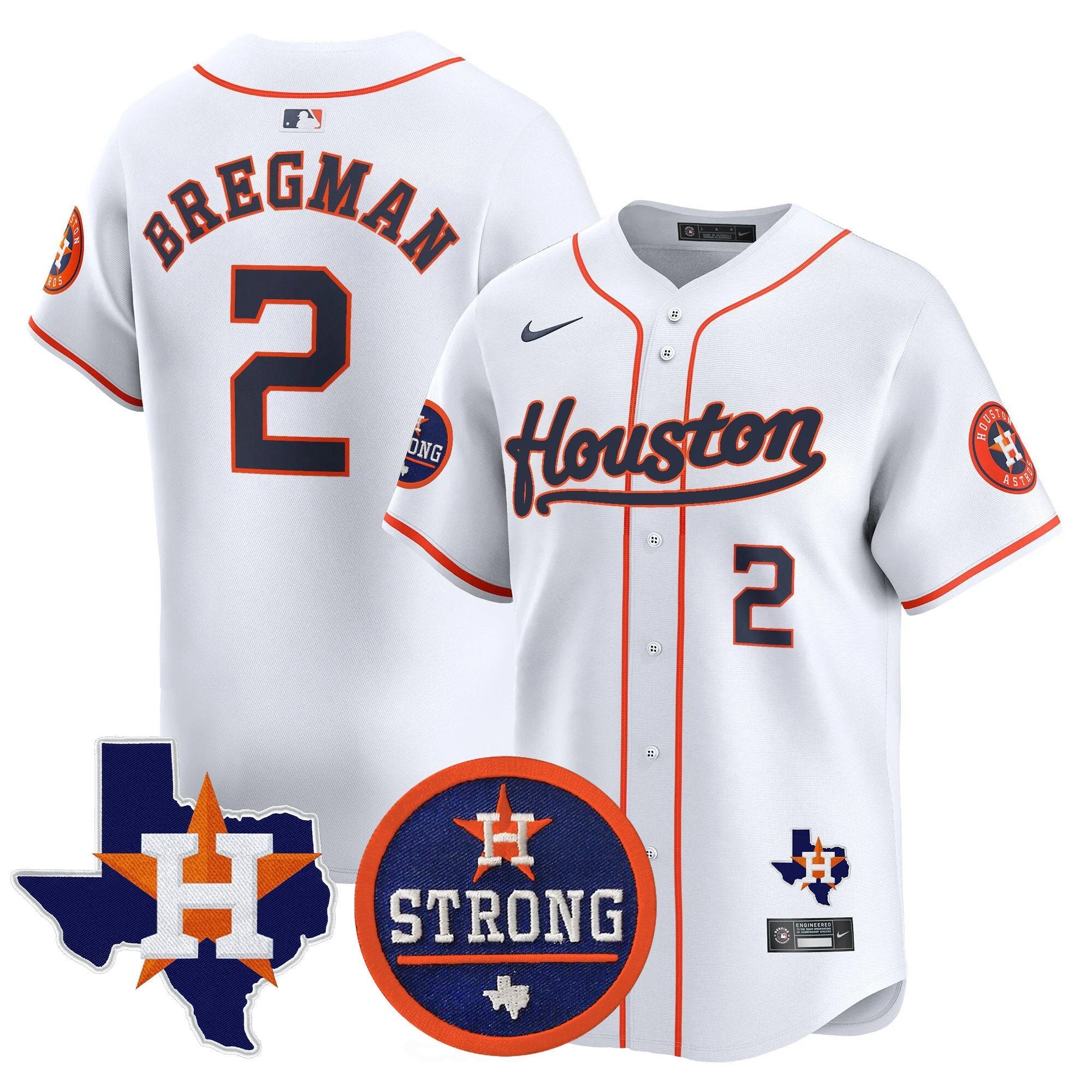 Men’s “Houston Strong” Patch Vapor Premier Limited Jersey