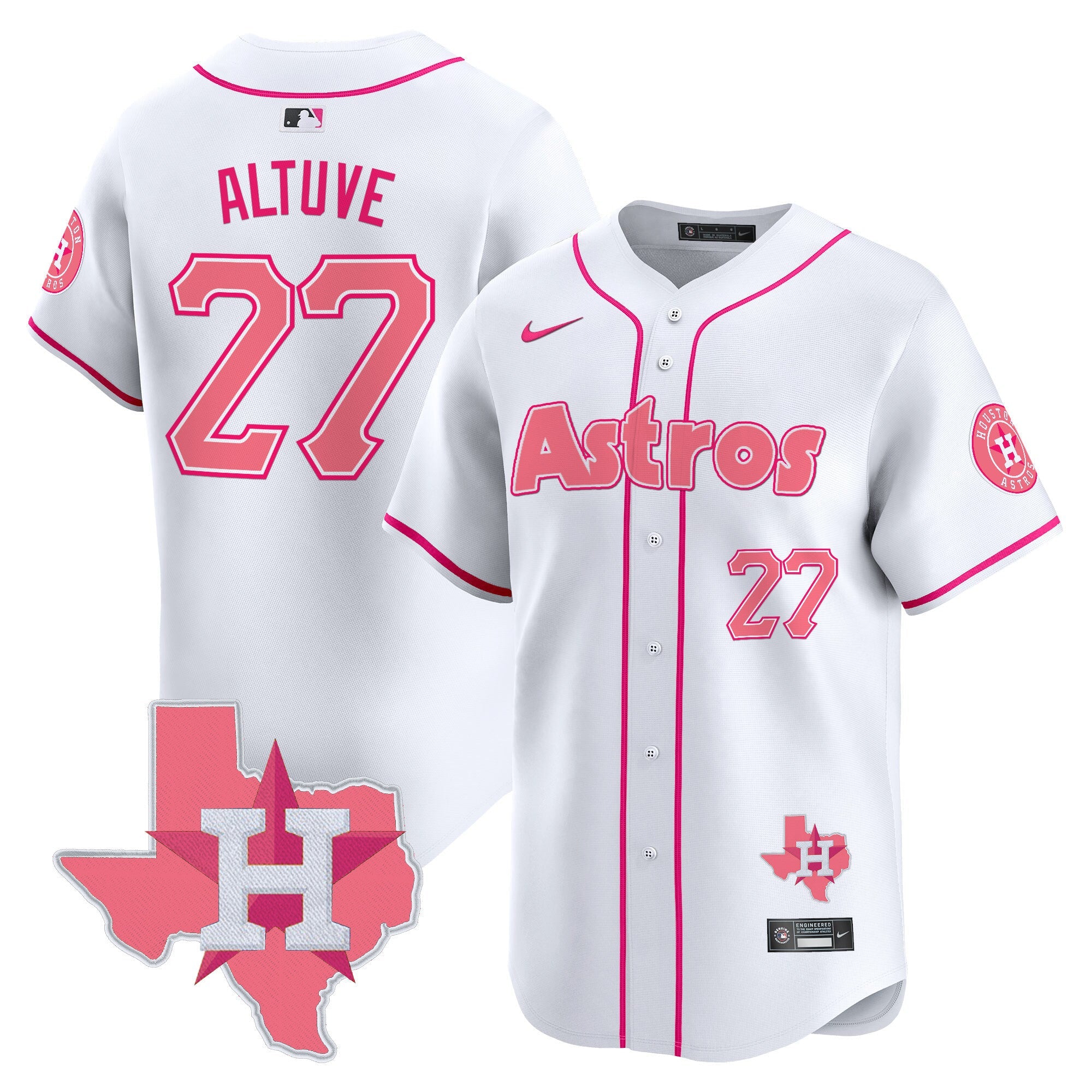 Unisex Bubblegum Pink Vapor Premier Limited Jersey V3