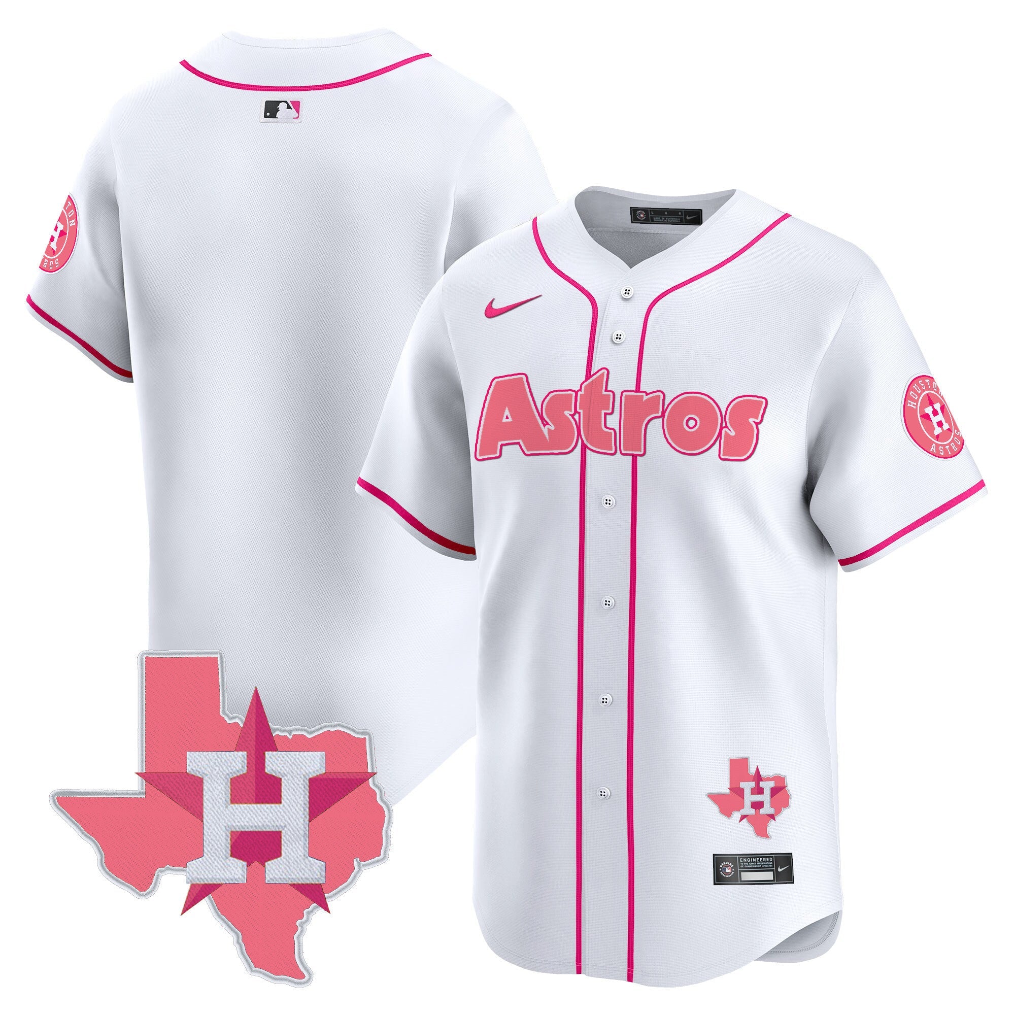 Unisex Bubblegum Pink Vapor Premier Limited Jersey V3