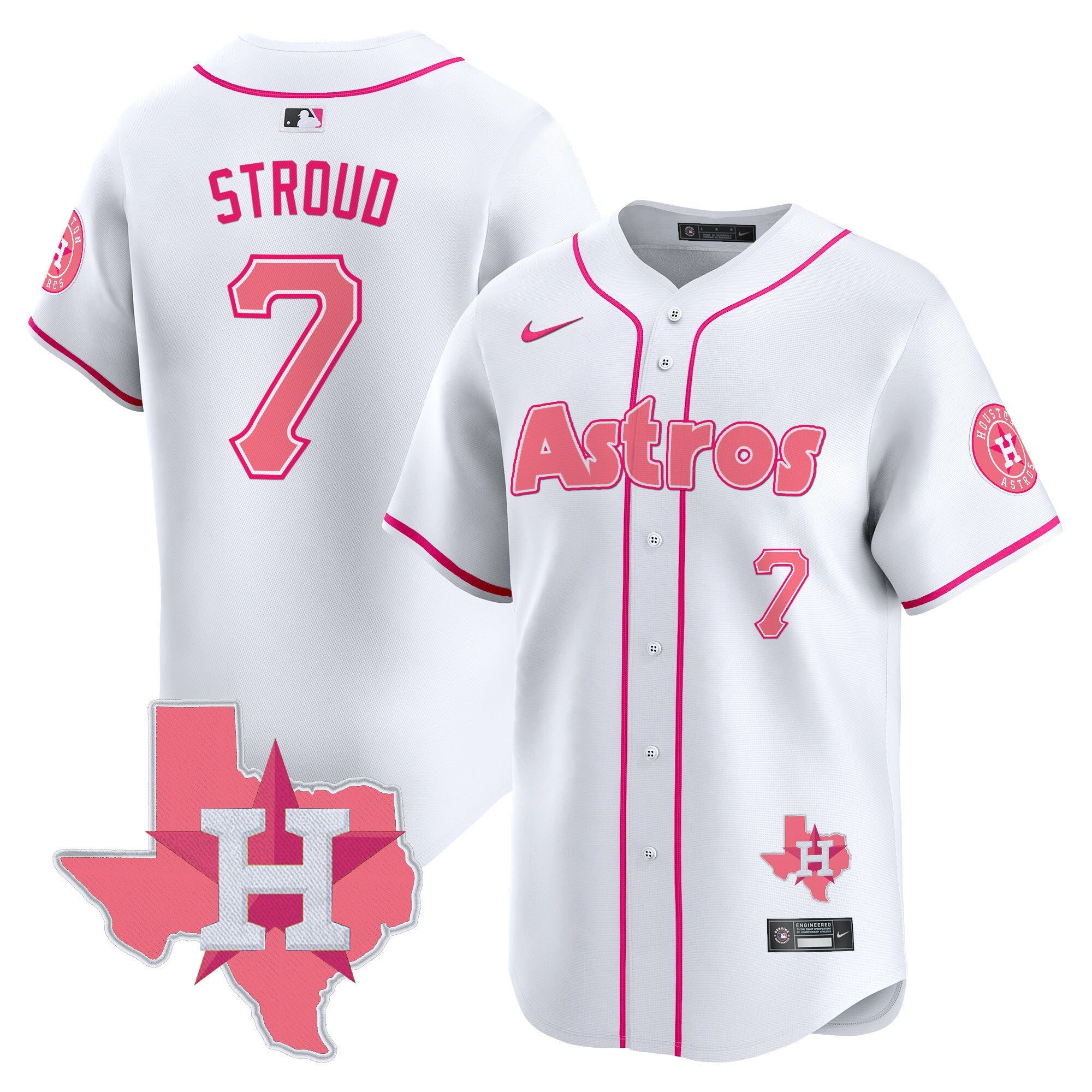 Unisex Bubblegum Pink Vapor Premier Limited Jersey V3