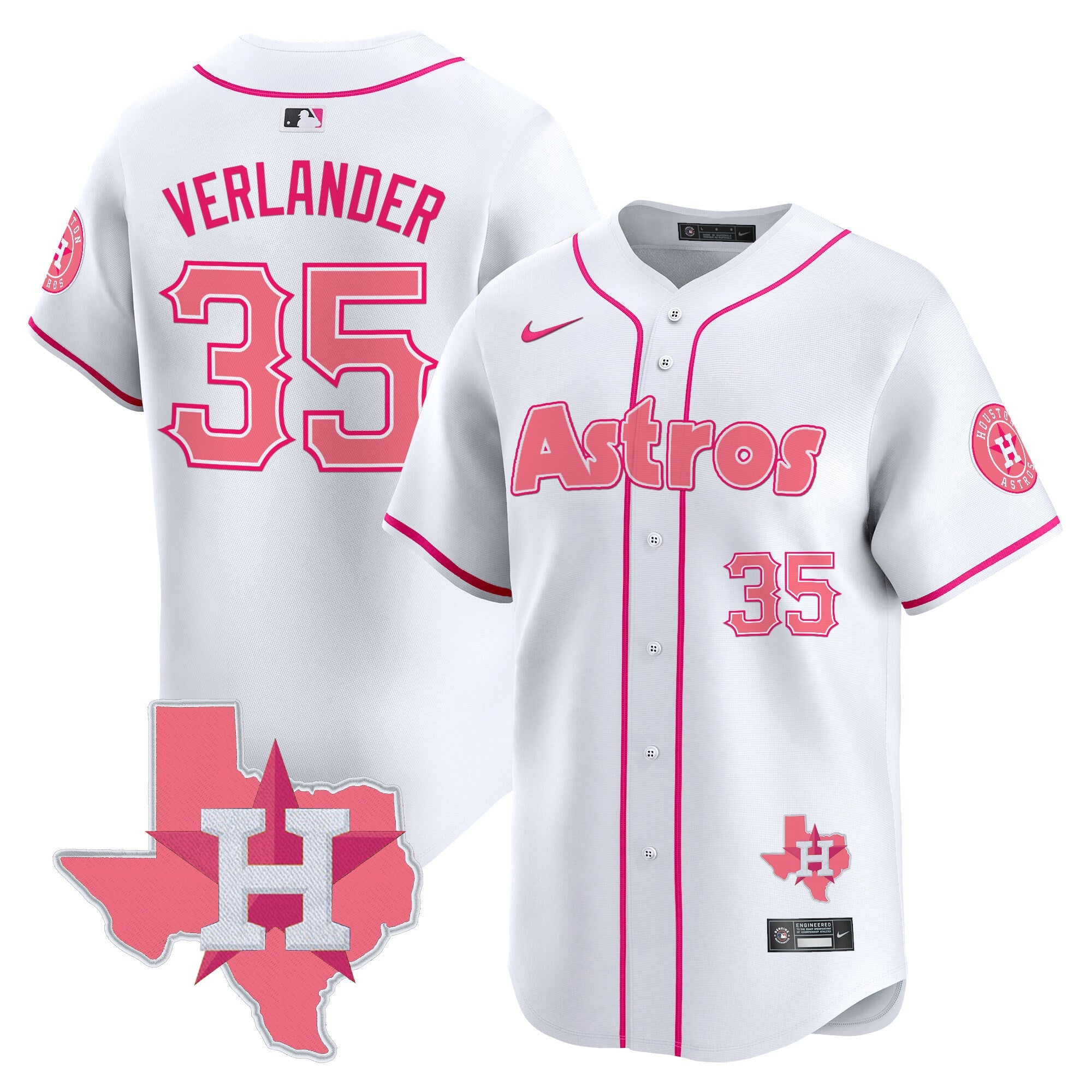 Unisex Bubblegum Pink Vapor Premier Limited Jersey V3