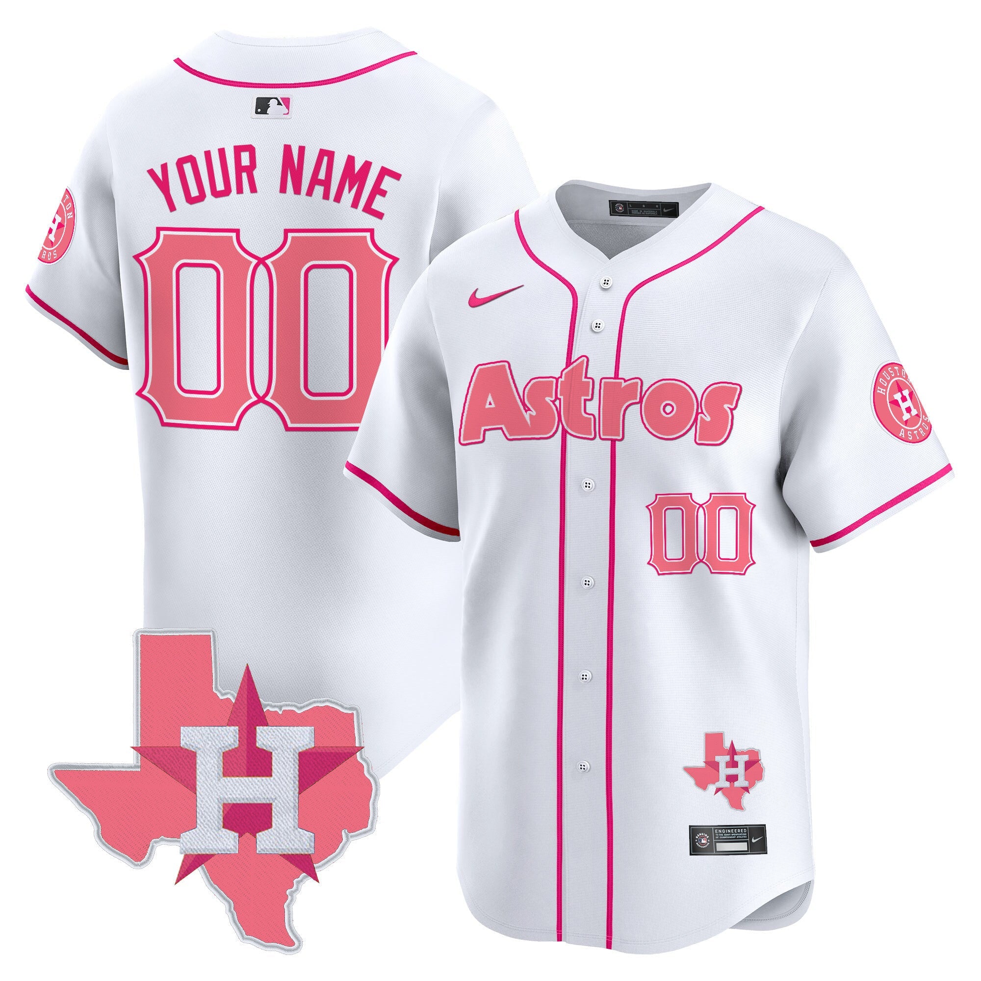 Bubblegum Pink Vapor Premier Limited Custom Jersey V3