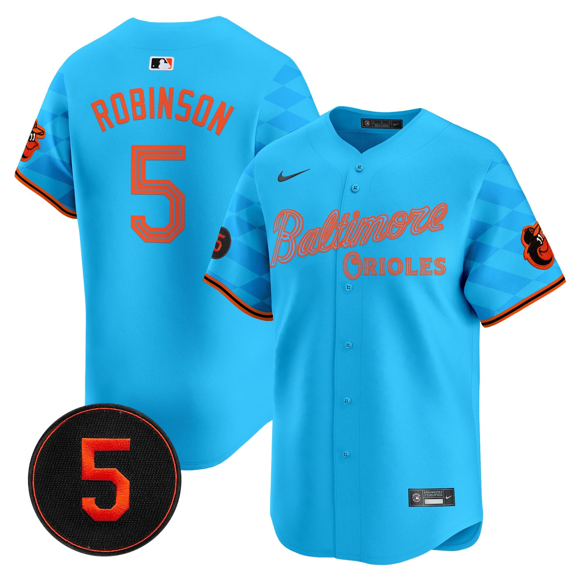 Men’s Baltimore City Light Vapor Premier Limited Jersey