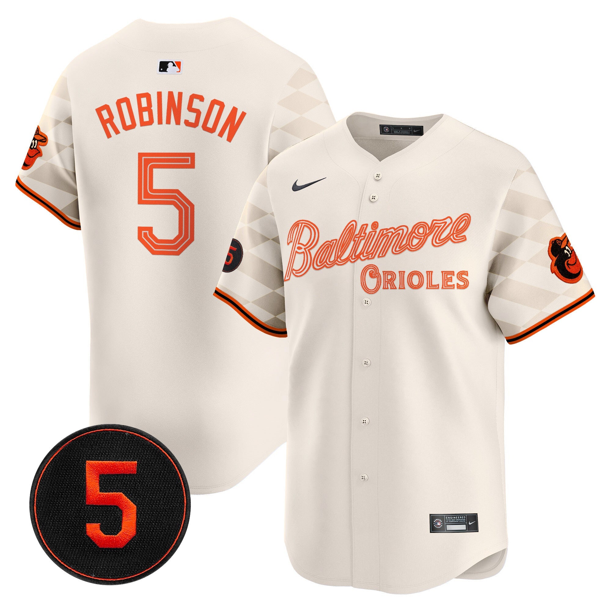 Men’s Baltimore City Light Vapor Premier Limited Jersey