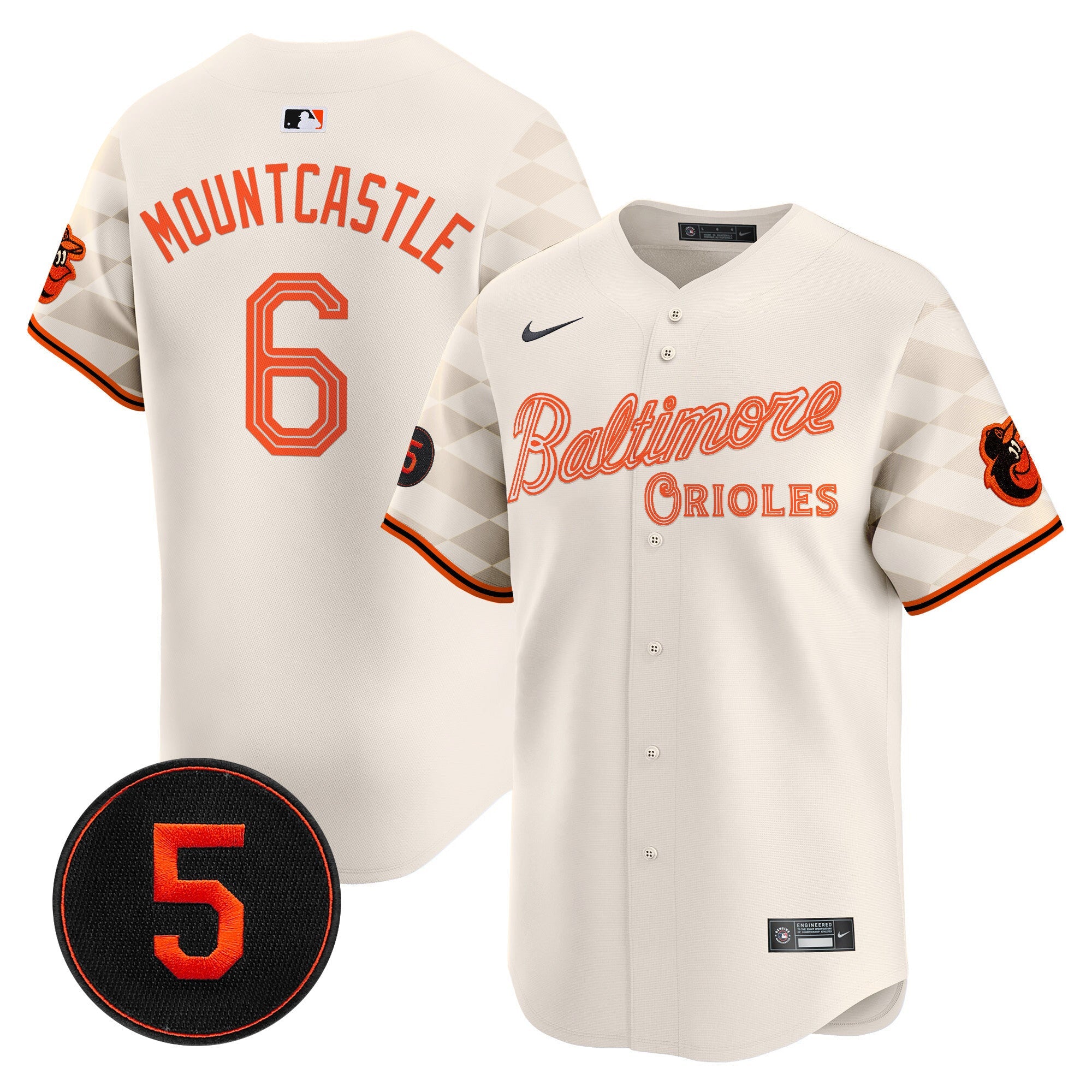 Men’s Baltimore City Light Vapor Premier Limited Jersey