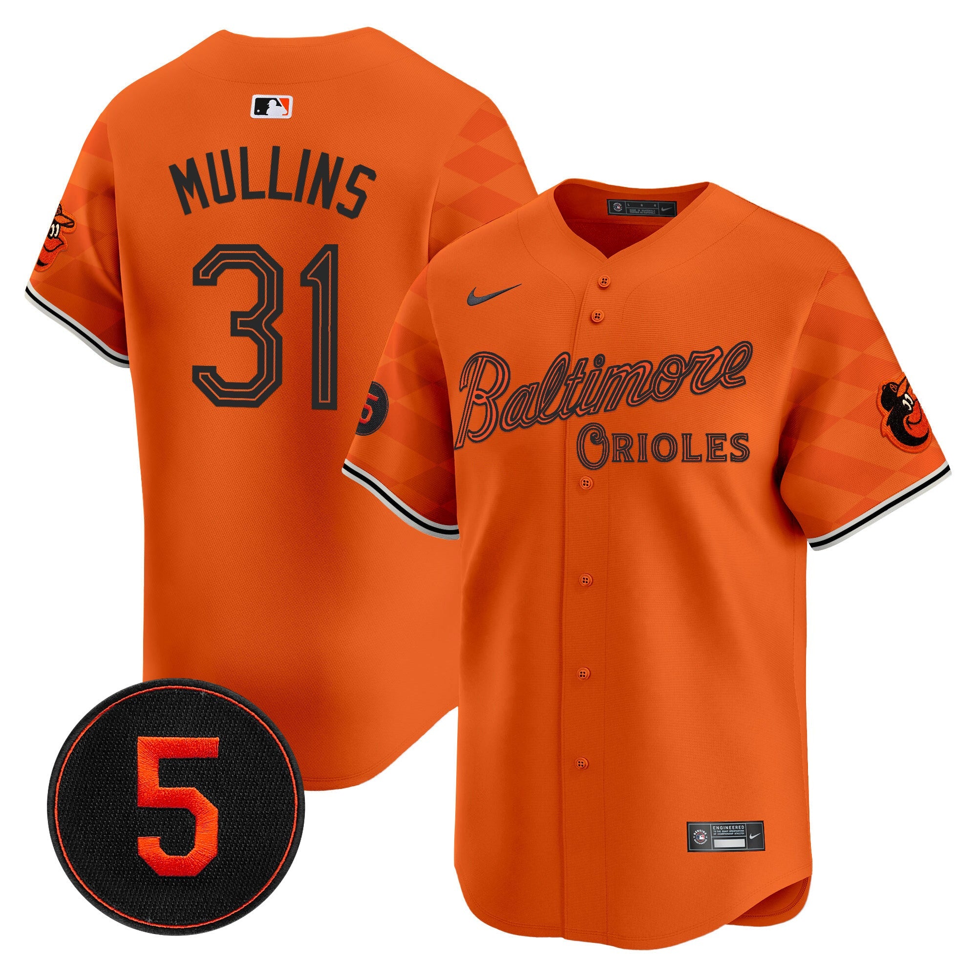 Men’s Baltimore City Light Vapor Premier Limited Jersey