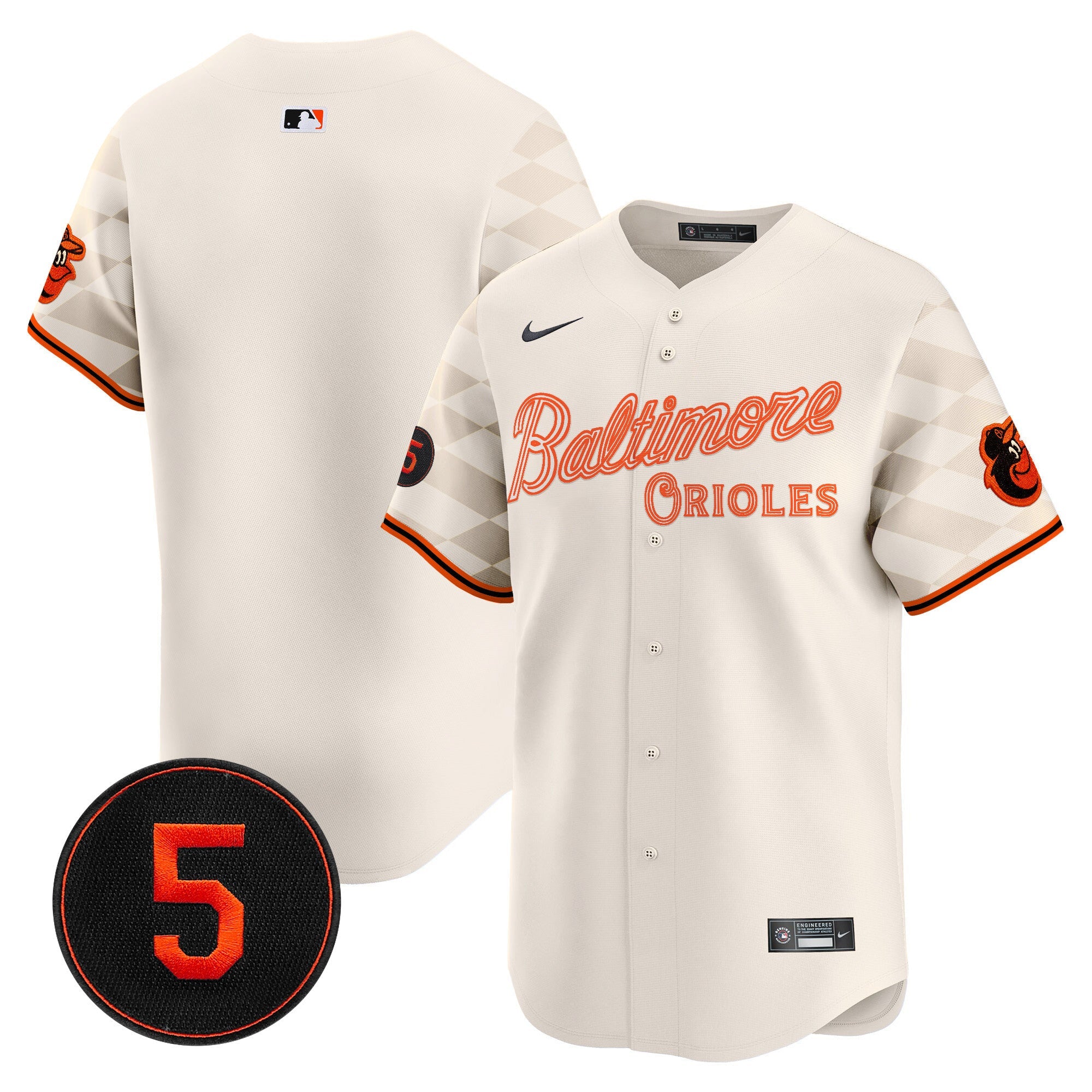 Men’s Baltimore City Light Vapor Premier Limited Jersey