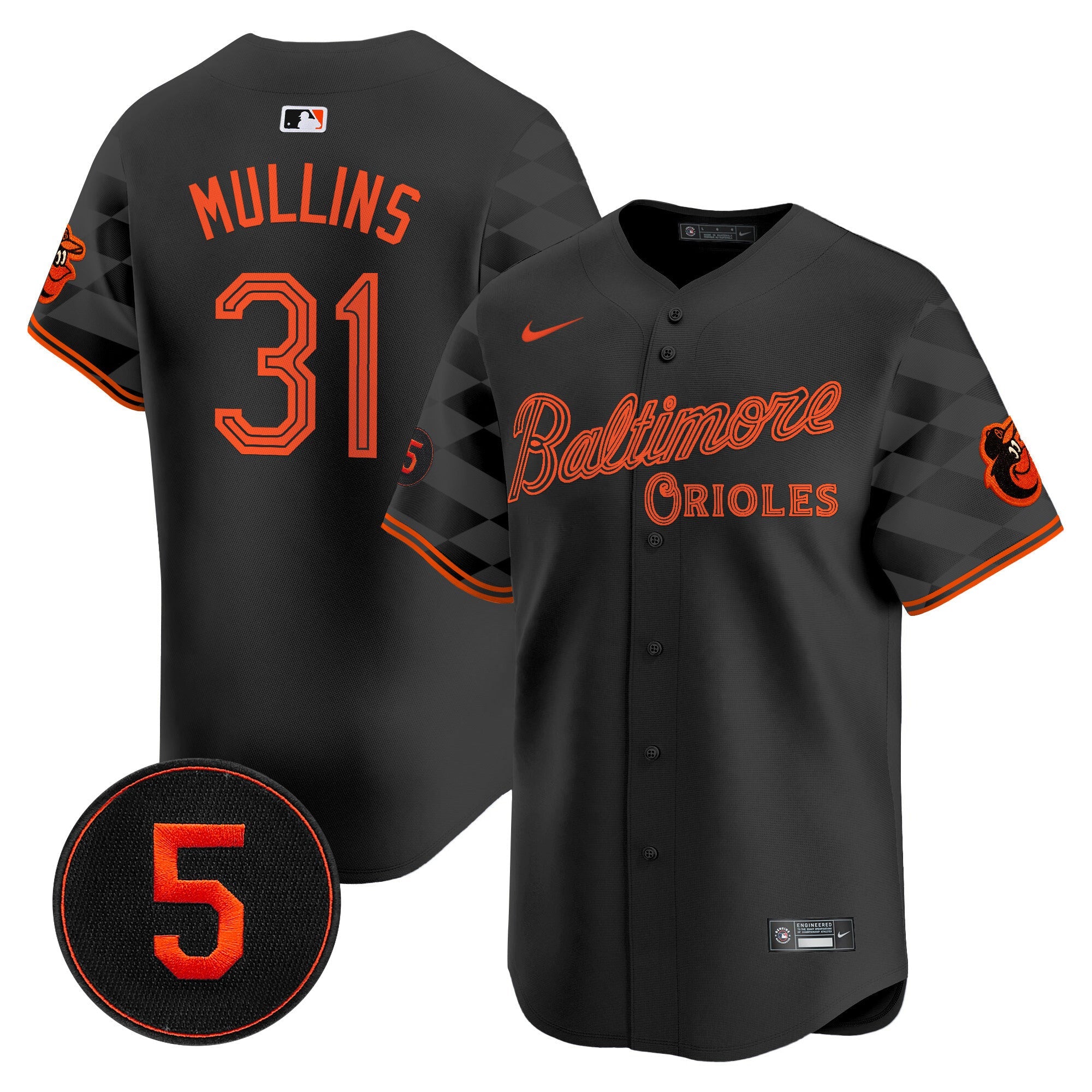 Men’s Baltimore City Light Vapor Premier Limited Jersey
