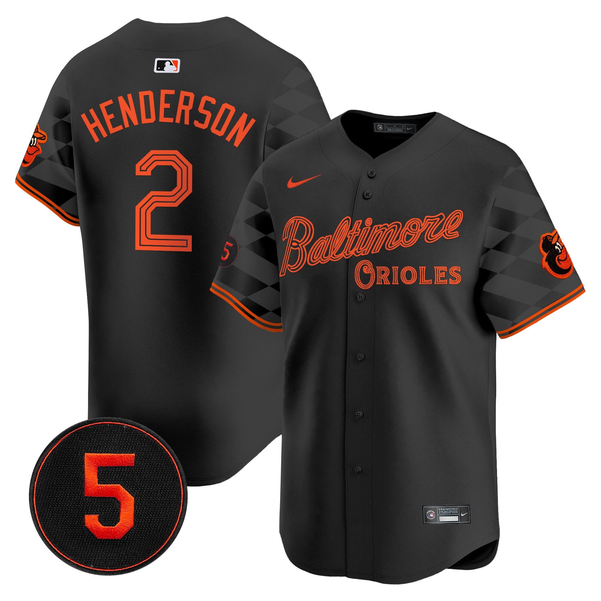 Men’s Baltimore City Light Vapor Premier Limited Jersey