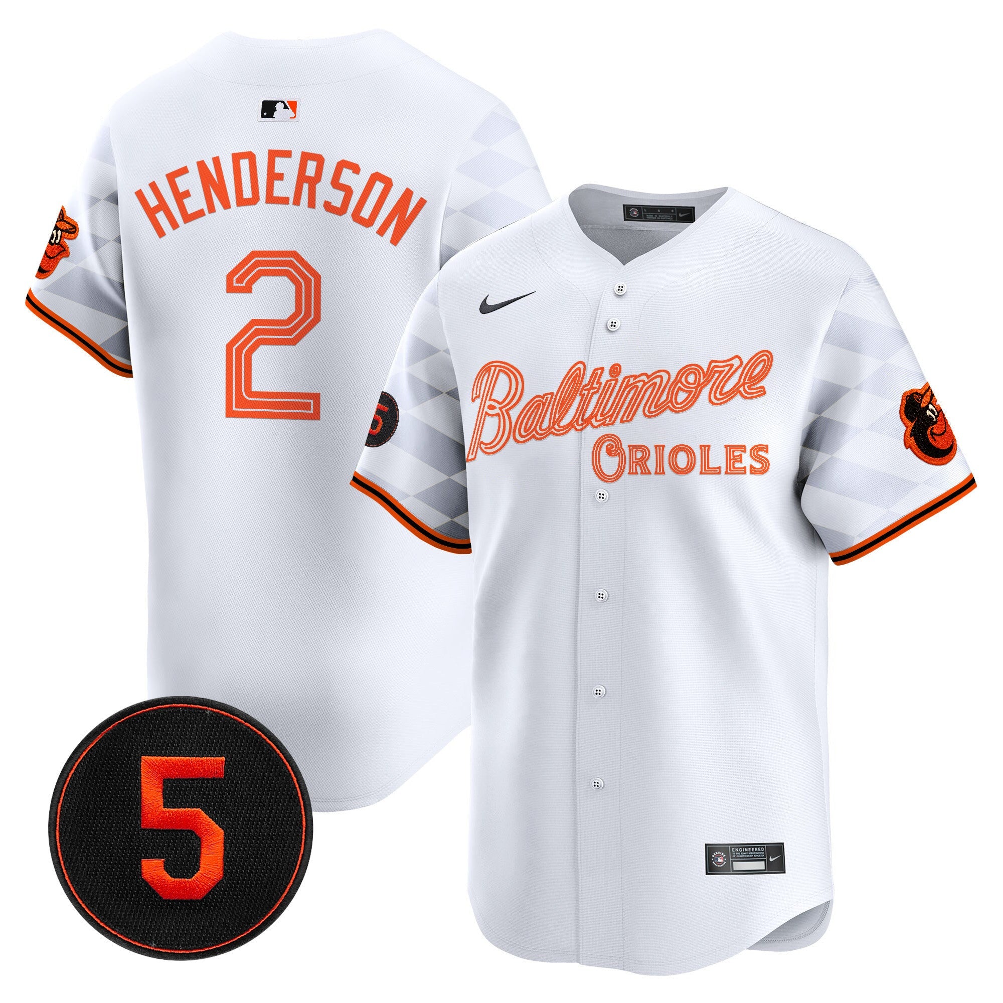 Men’s Baltimore City Light Vapor Premier Limited Jersey