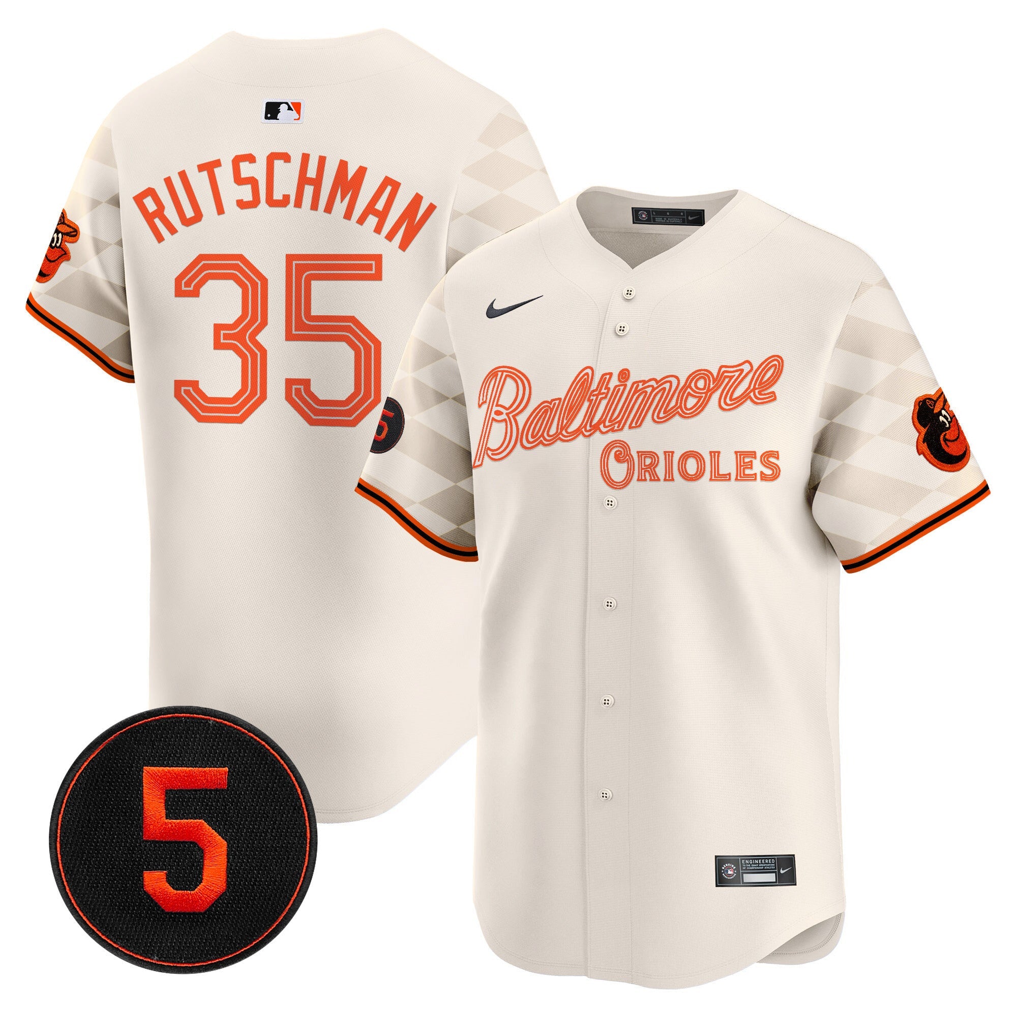 Men’s Baltimore City Light Vapor Premier Limited Jersey