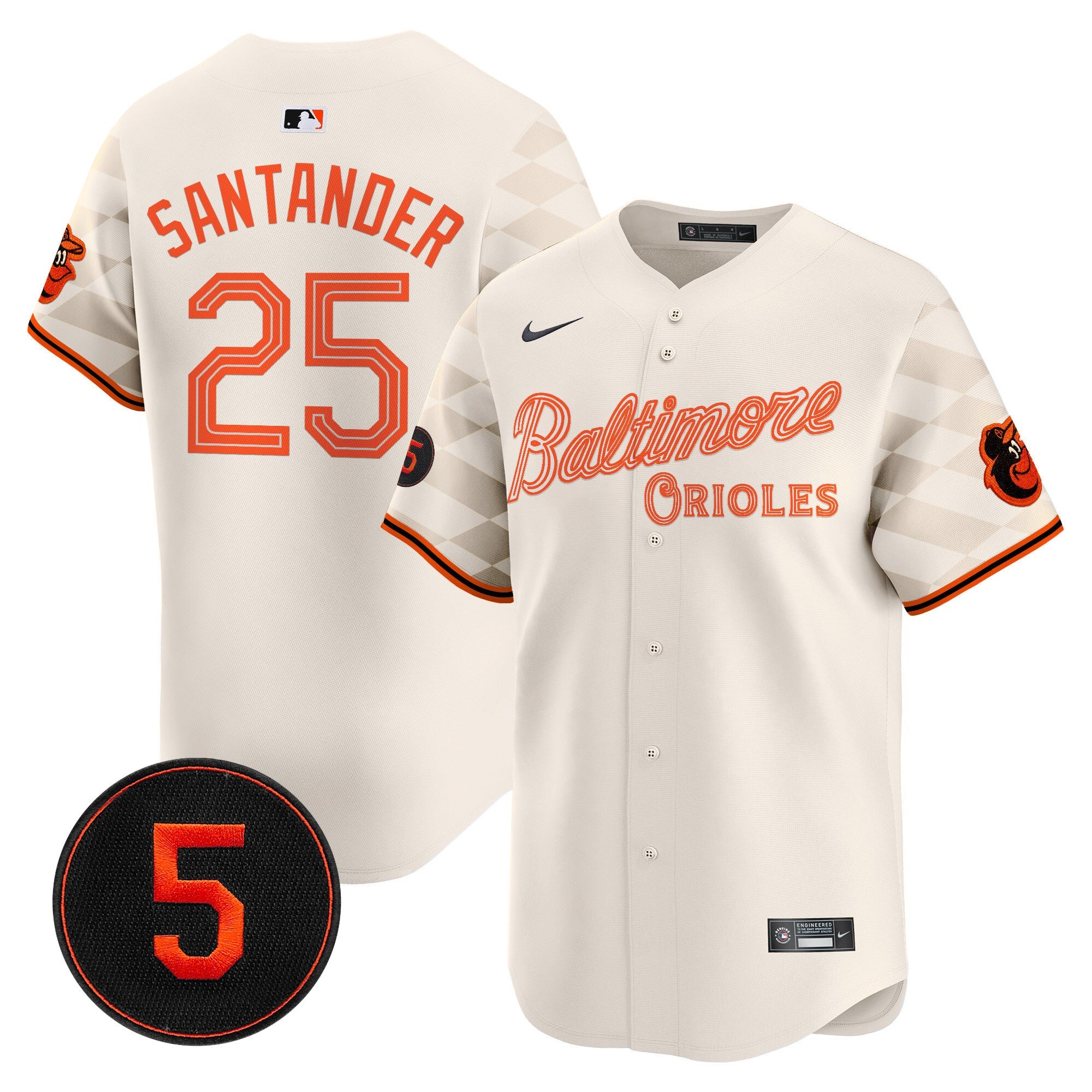 Men’s Baltimore City Light Vapor Premier Limited Jersey