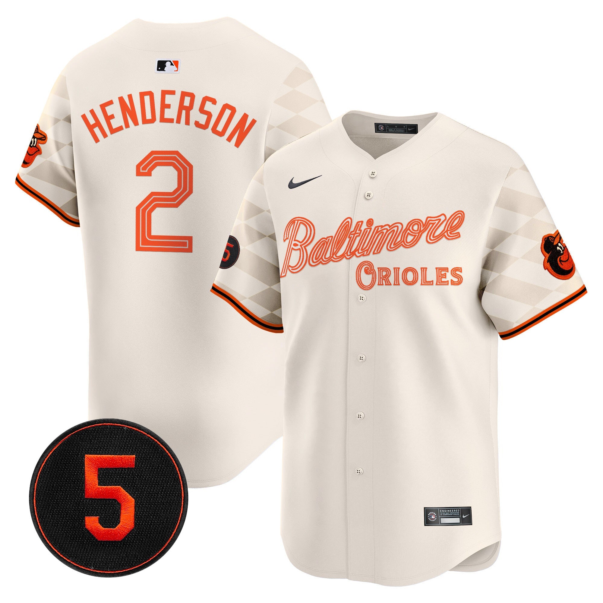 Men’s Baltimore City Light Vapor Premier Limited Jersey