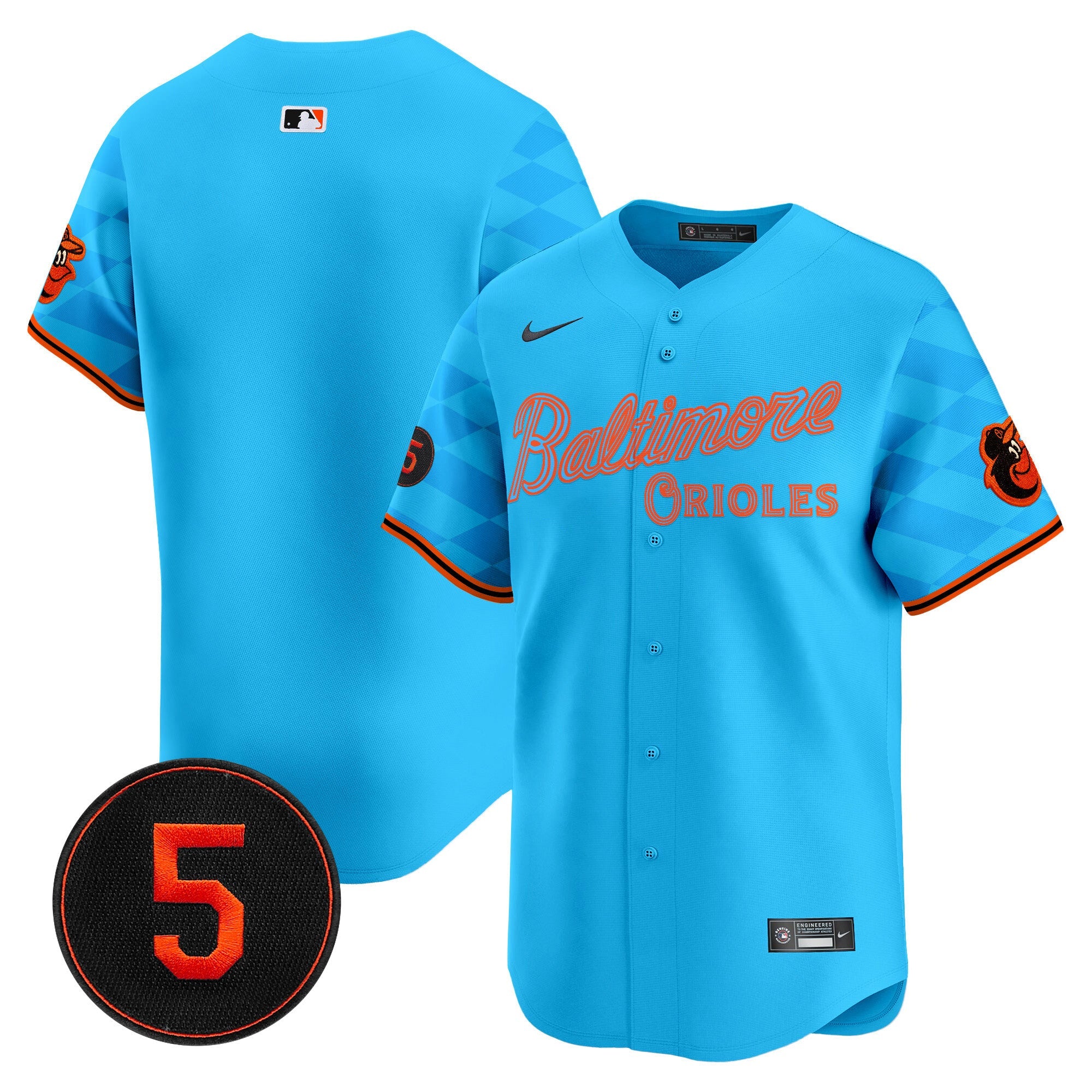 Men’s Baltimore City Light Vapor Premier Limited Jersey