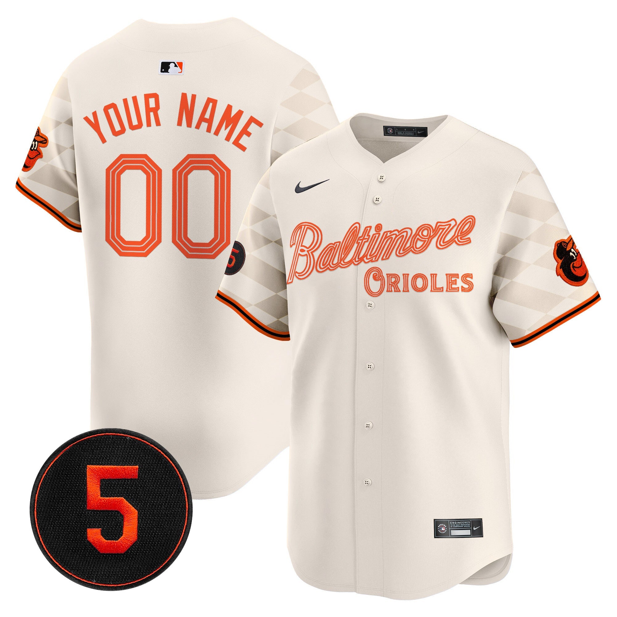 Baltimore City Light Vapor Premier Limited Custom Jersey