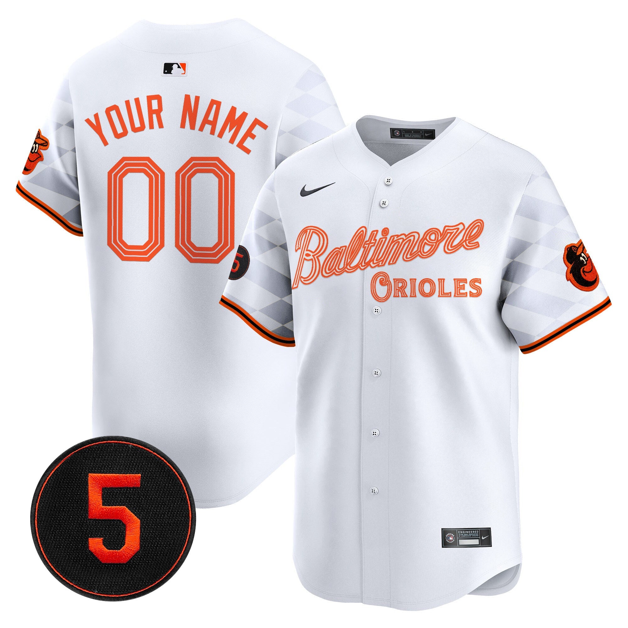 Baltimore City Light Vapor Premier Limited Custom Jersey