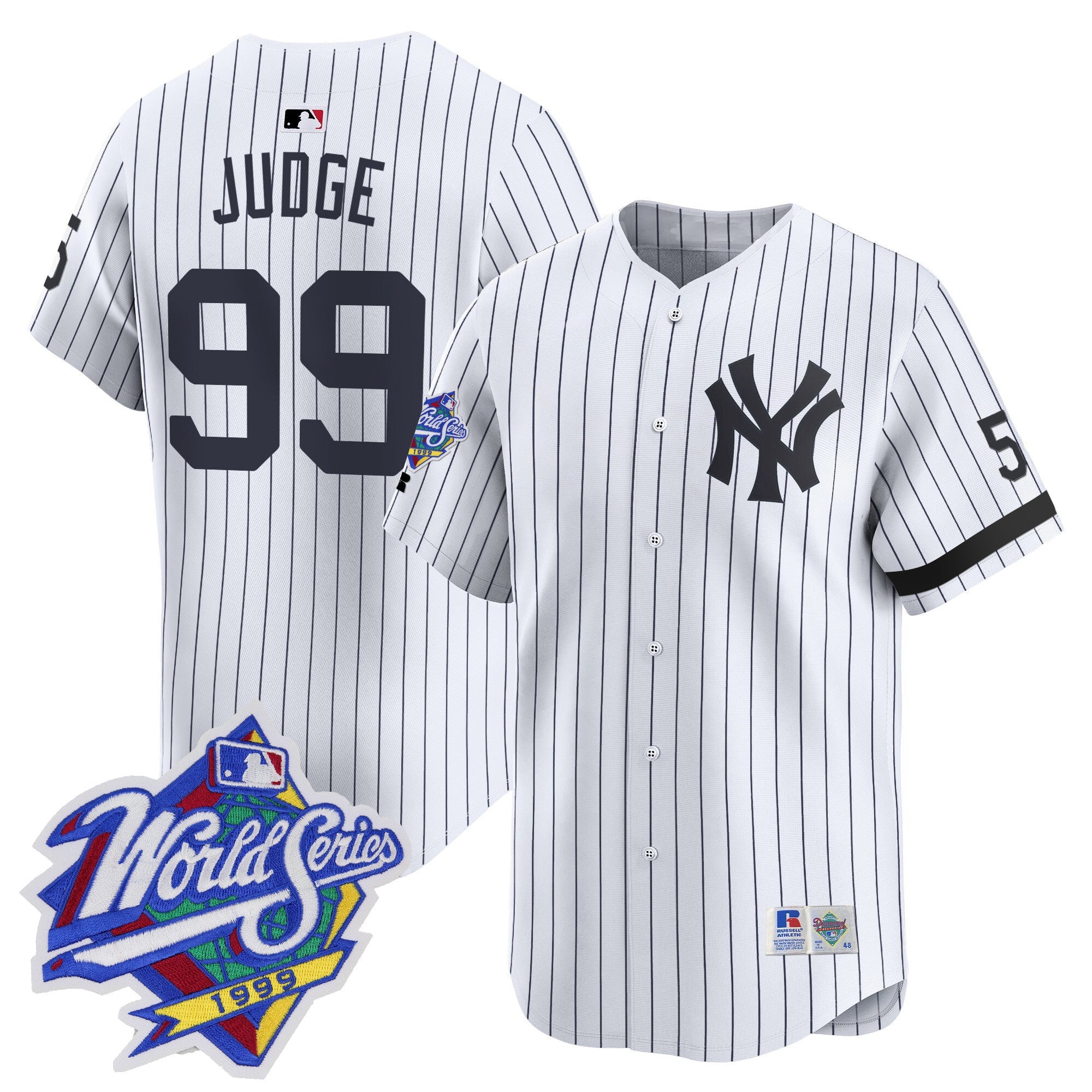 Men’s 1999 Throwback Joe DiMaggio Patch Vapor Premier Limited Jersey