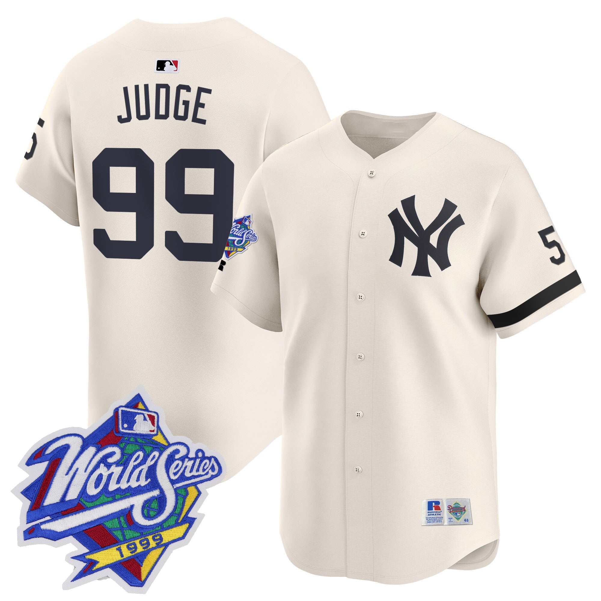 Men’s 1999 Throwback Joe DiMaggio Patch Vapor Premier Limited Jersey