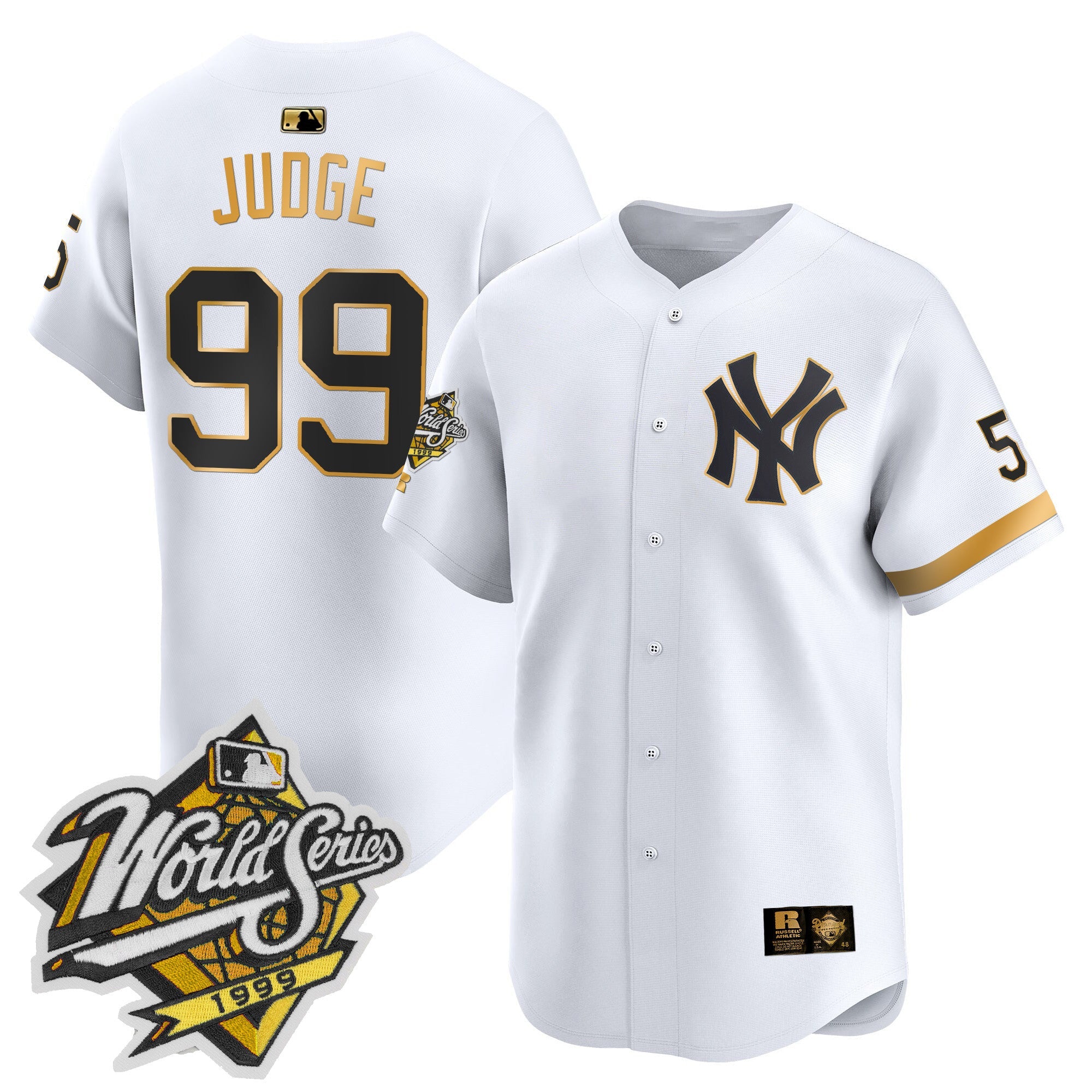 Men’s 1999 Throwback Joe DiMaggio Patch Vapor Premier Limited Jersey