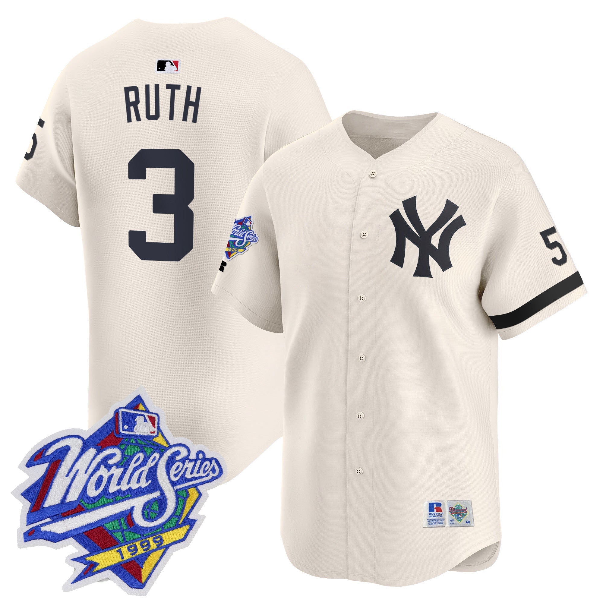 Men’s 1999 Throwback Joe DiMaggio Patch Vapor Premier Limited Jersey