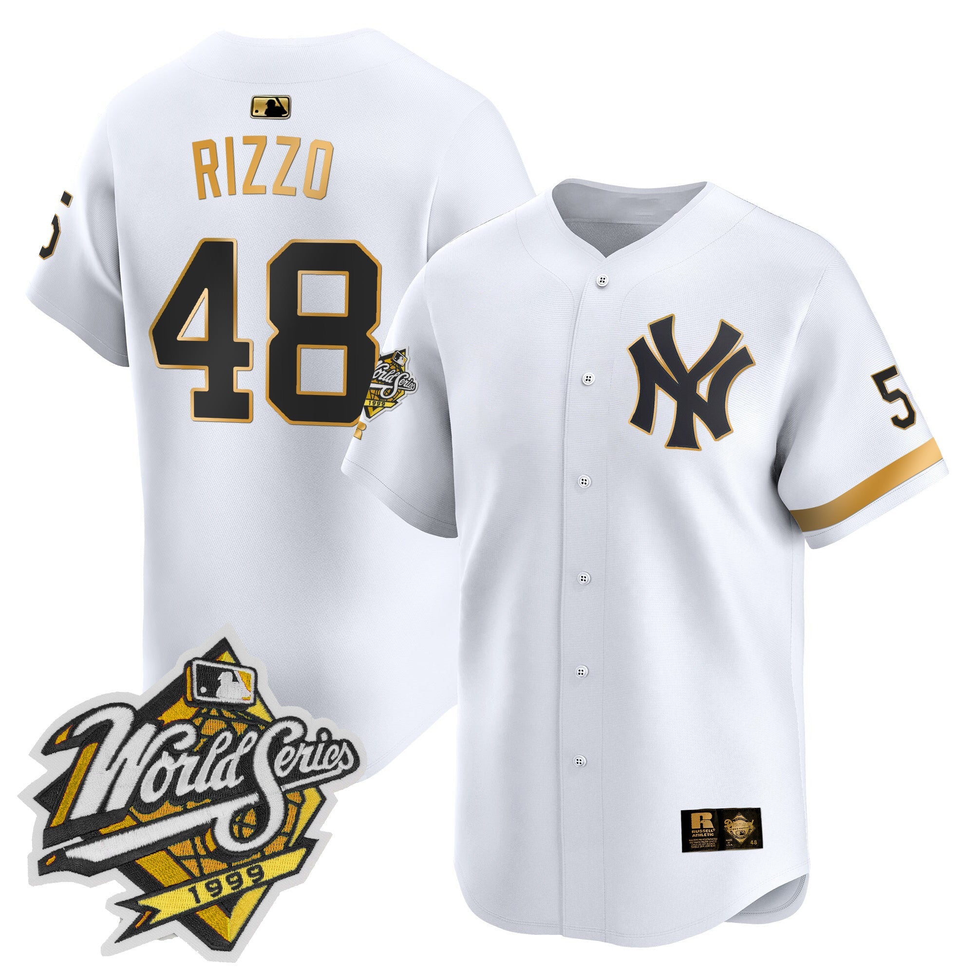 Men’s 1999 Throwback Joe DiMaggio Patch Vapor Premier Limited Jersey