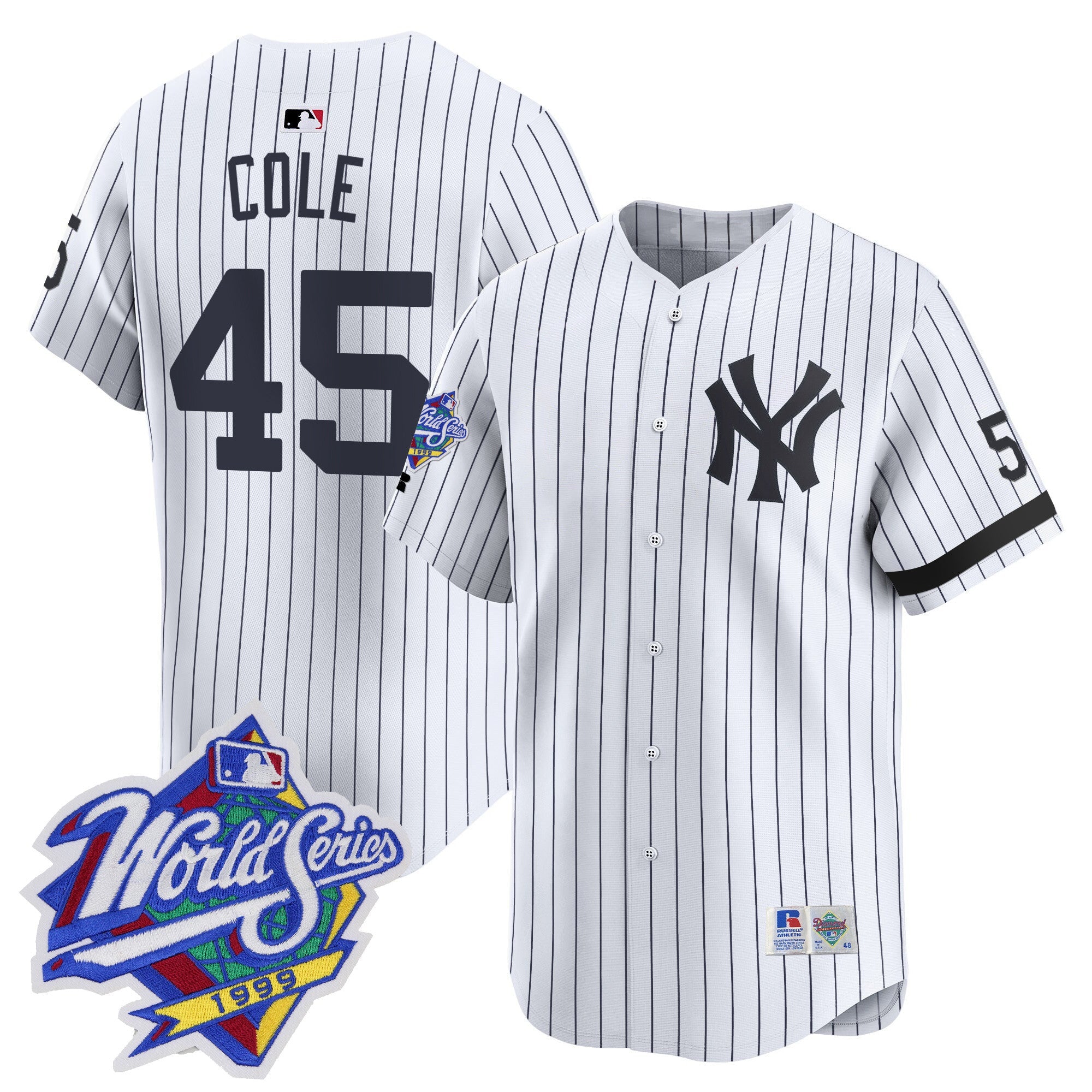 Men’s 1999 Throwback Joe DiMaggio Patch Vapor Premier Limited Jersey