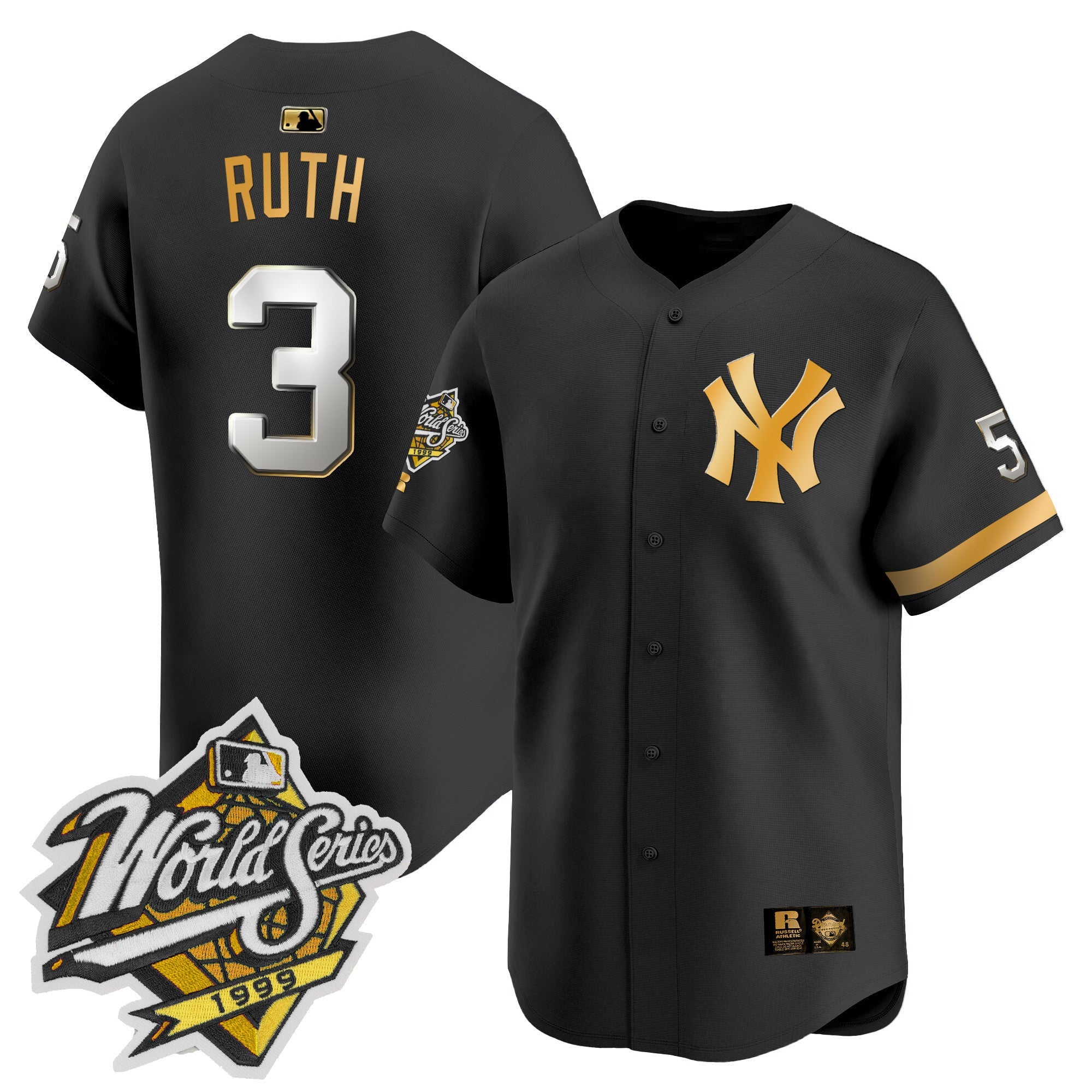 Men’s 1999 Throwback Joe DiMaggio Patch Vapor Premier Limited Jersey