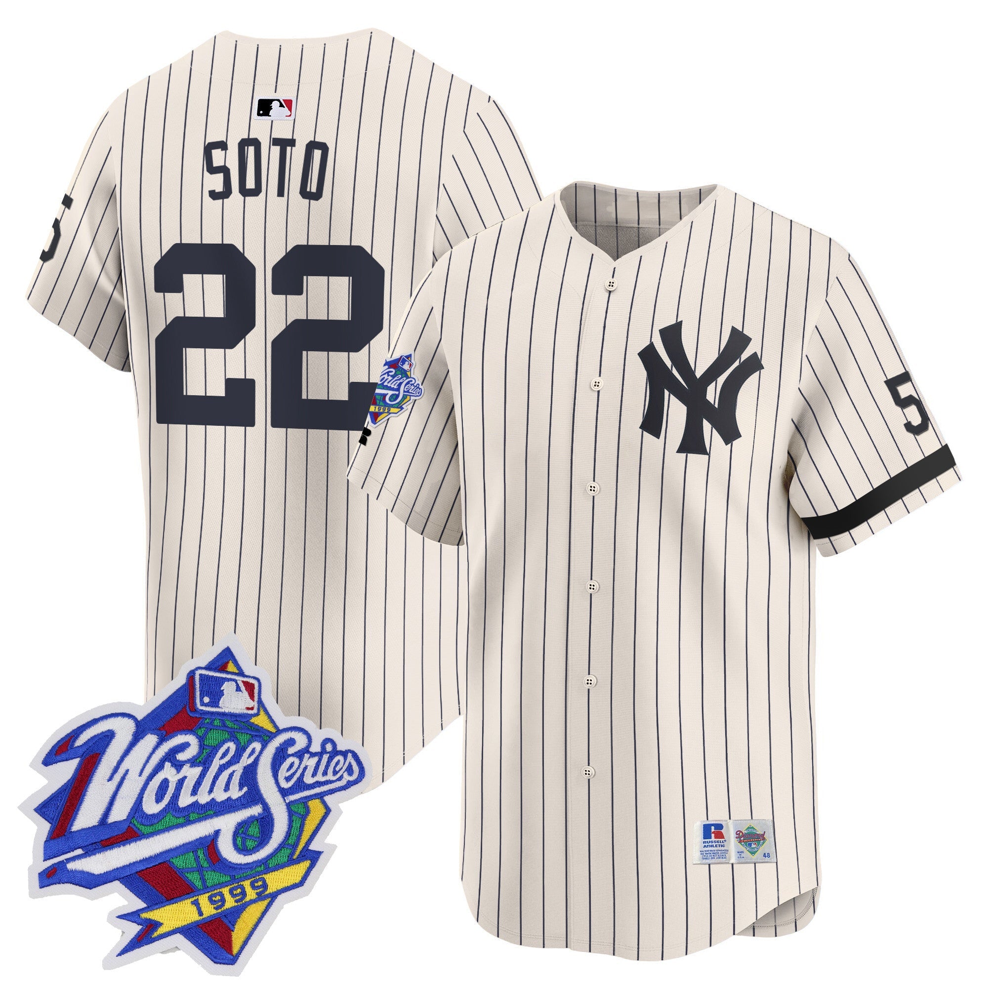 Men’s 1999 Throwback Joe DiMaggio Patch Vapor Premier Limited Jersey