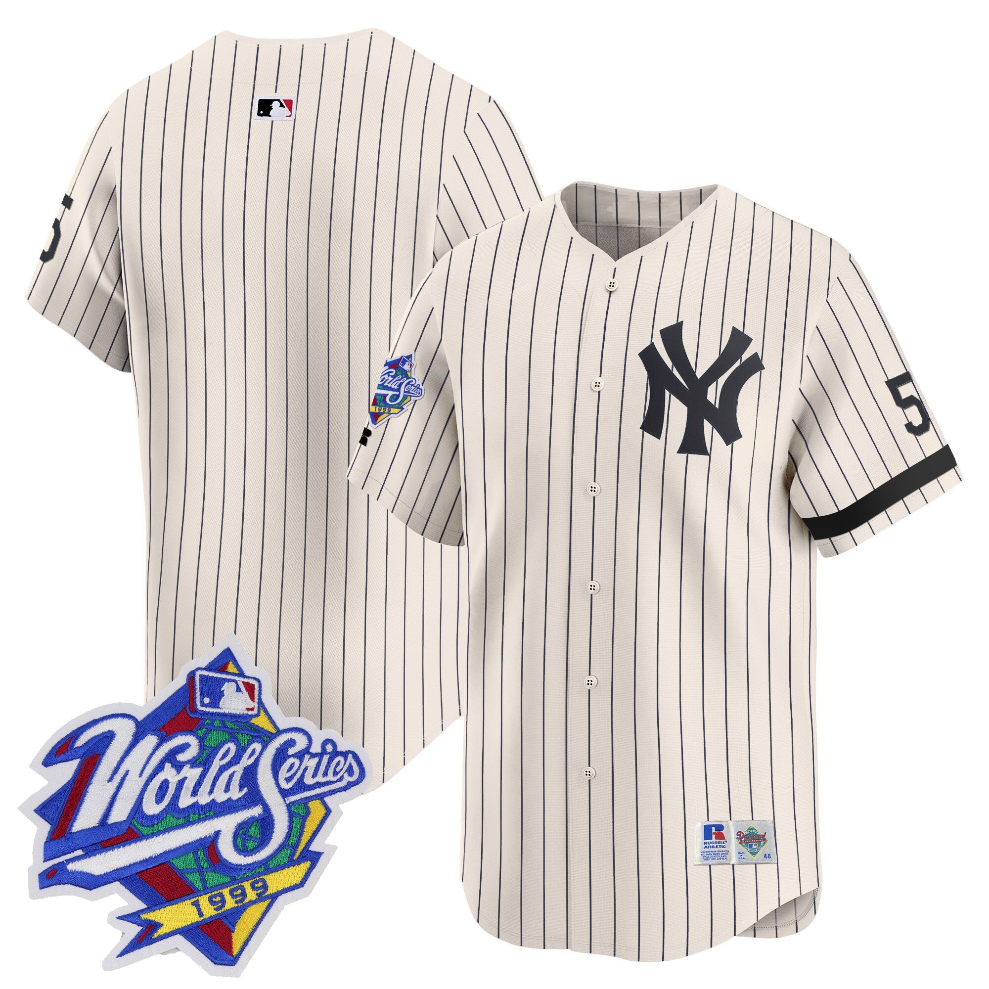 Men’s 1999 Throwback Joe DiMaggio Patch Vapor Premier Limited Jersey