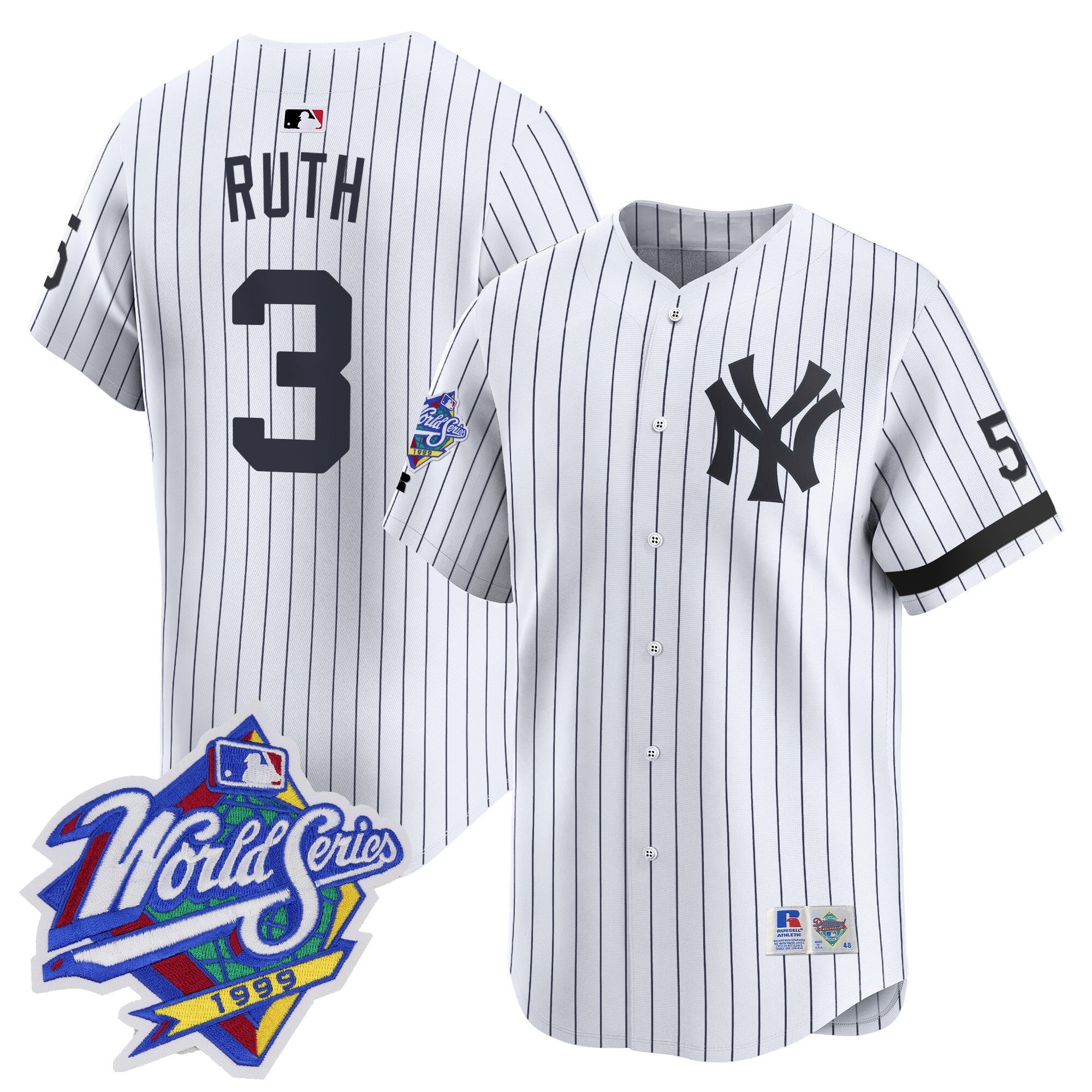Men’s 1999 Throwback Joe DiMaggio Patch Vapor Premier Limited Jersey