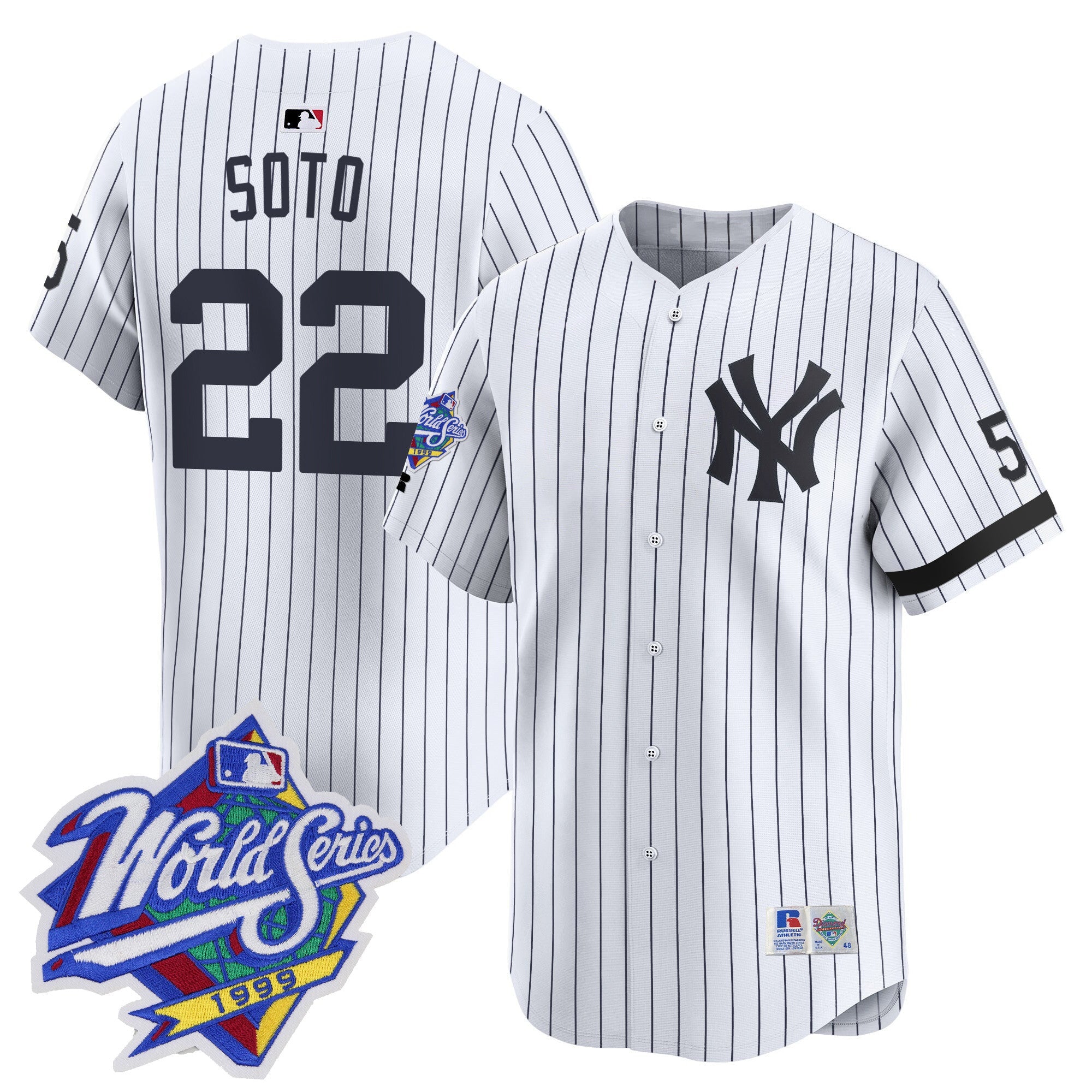 Men’s 1999 Throwback Joe DiMaggio Patch Vapor Premier Limited Jersey