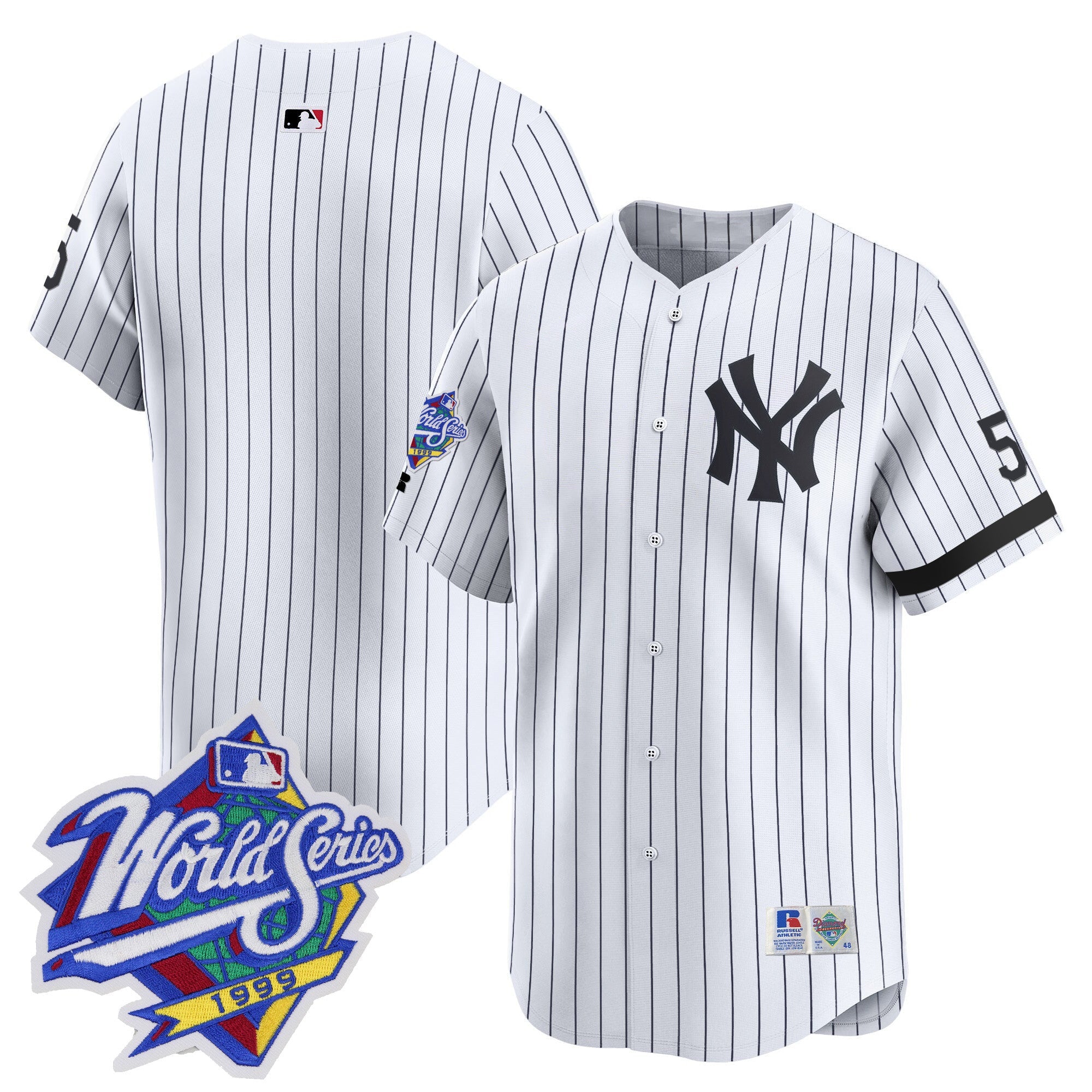 Men’s 1999 Throwback Joe DiMaggio Patch Vapor Premier Limited Jersey