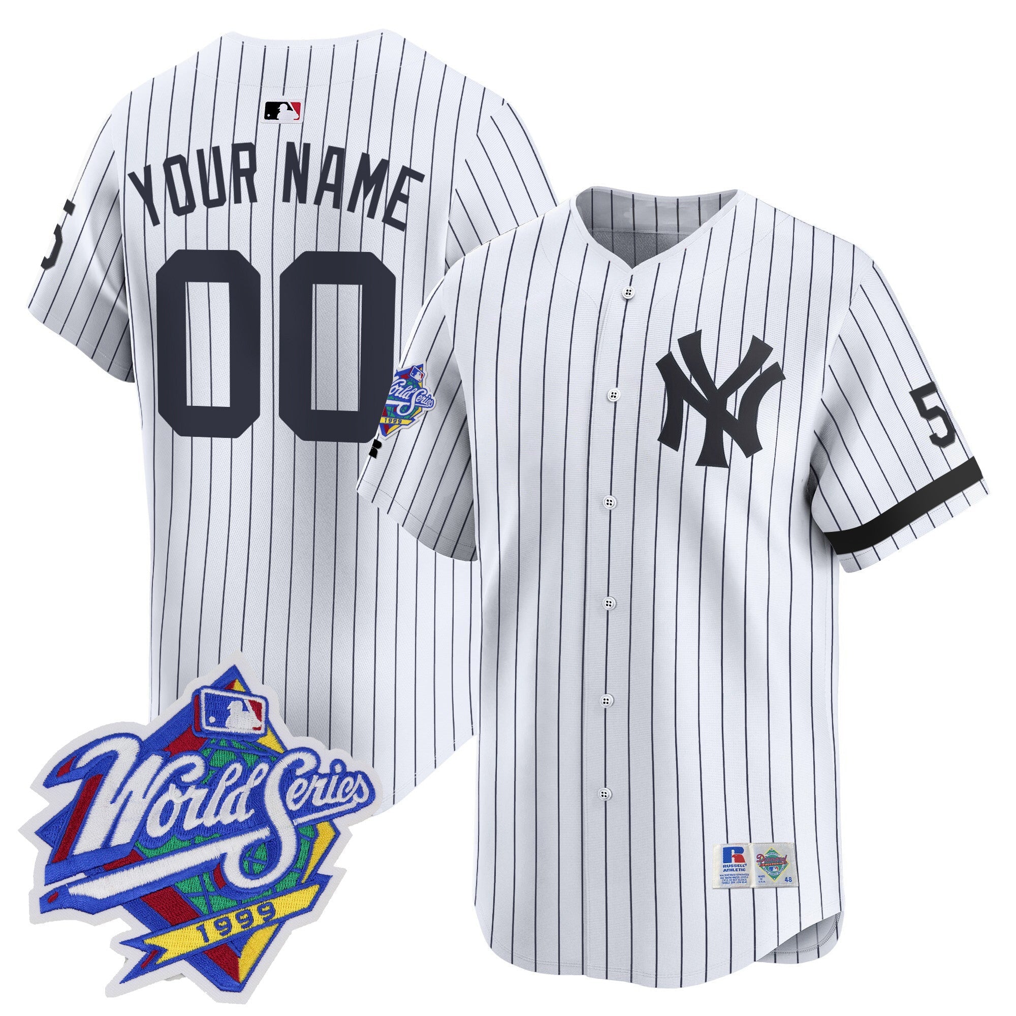 1999 Throwback Joe DiMaggio Patch Vapor Premier Limited Custom Jersey