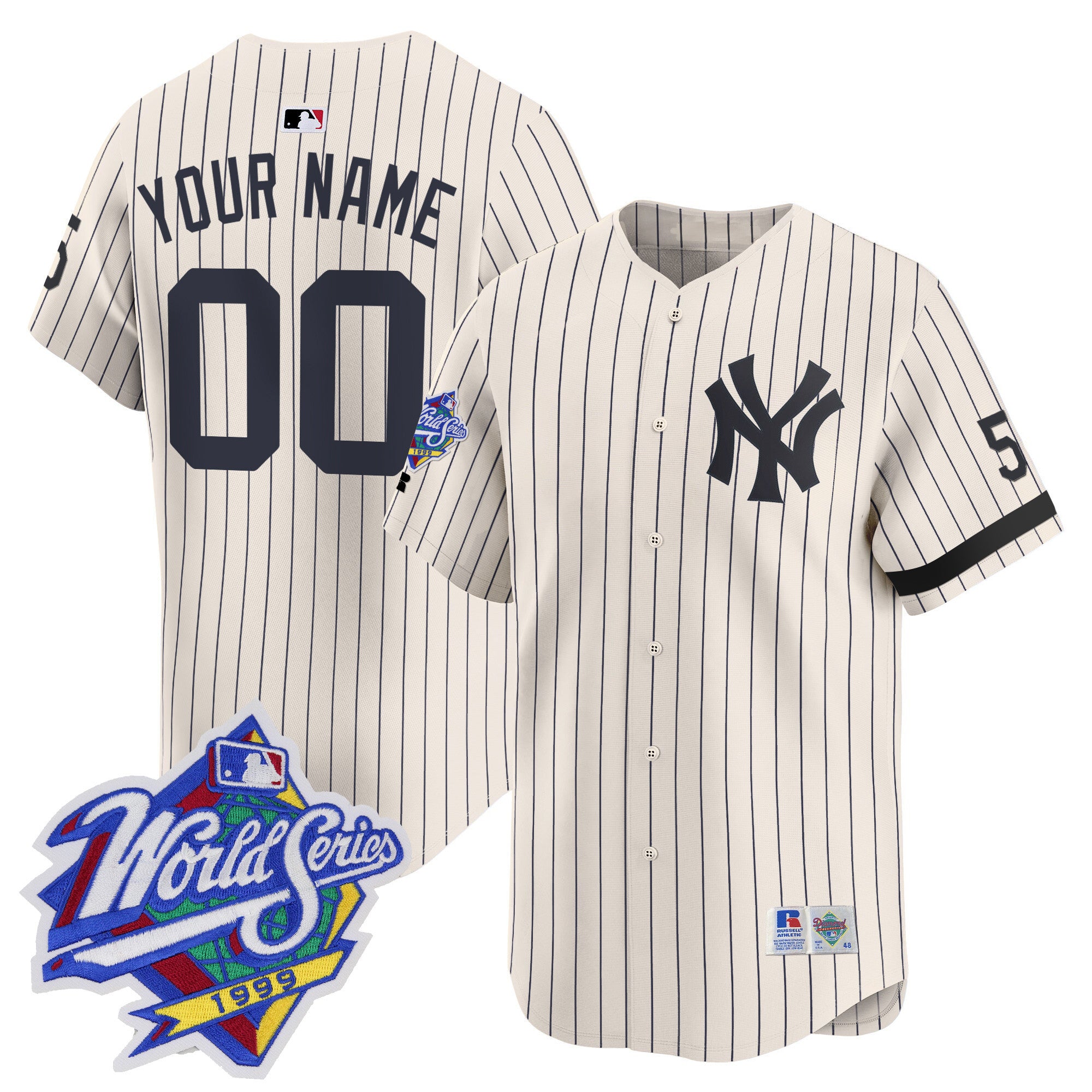 1999 Throwback Joe DiMaggio Patch Vapor Premier Limited Custom Jersey