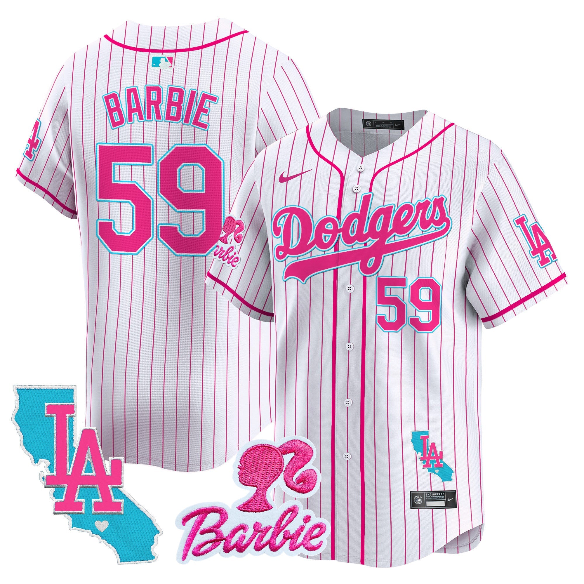 Unisex Barbie Patch Vapor Premier Limited Jersey