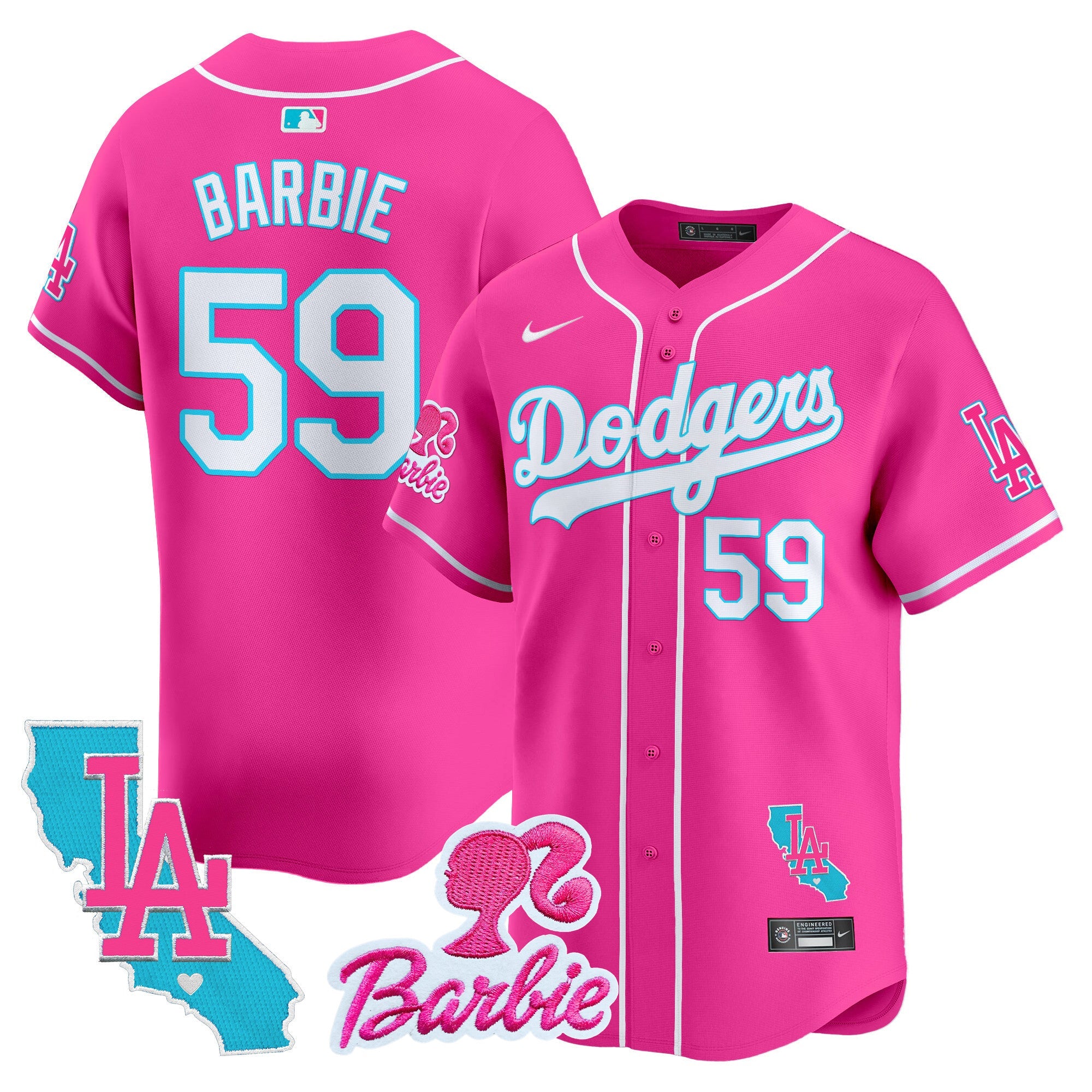 Unisex Barbie Patch Vapor Premier Limited Jersey