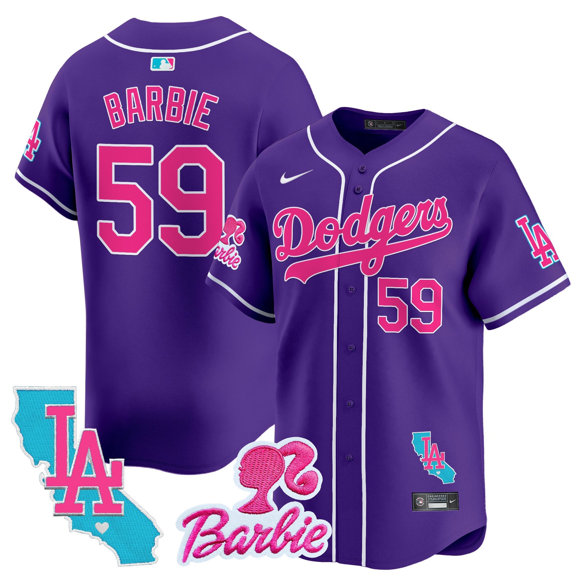 Unisex Barbie Patch Vapor Premier Limited Jersey