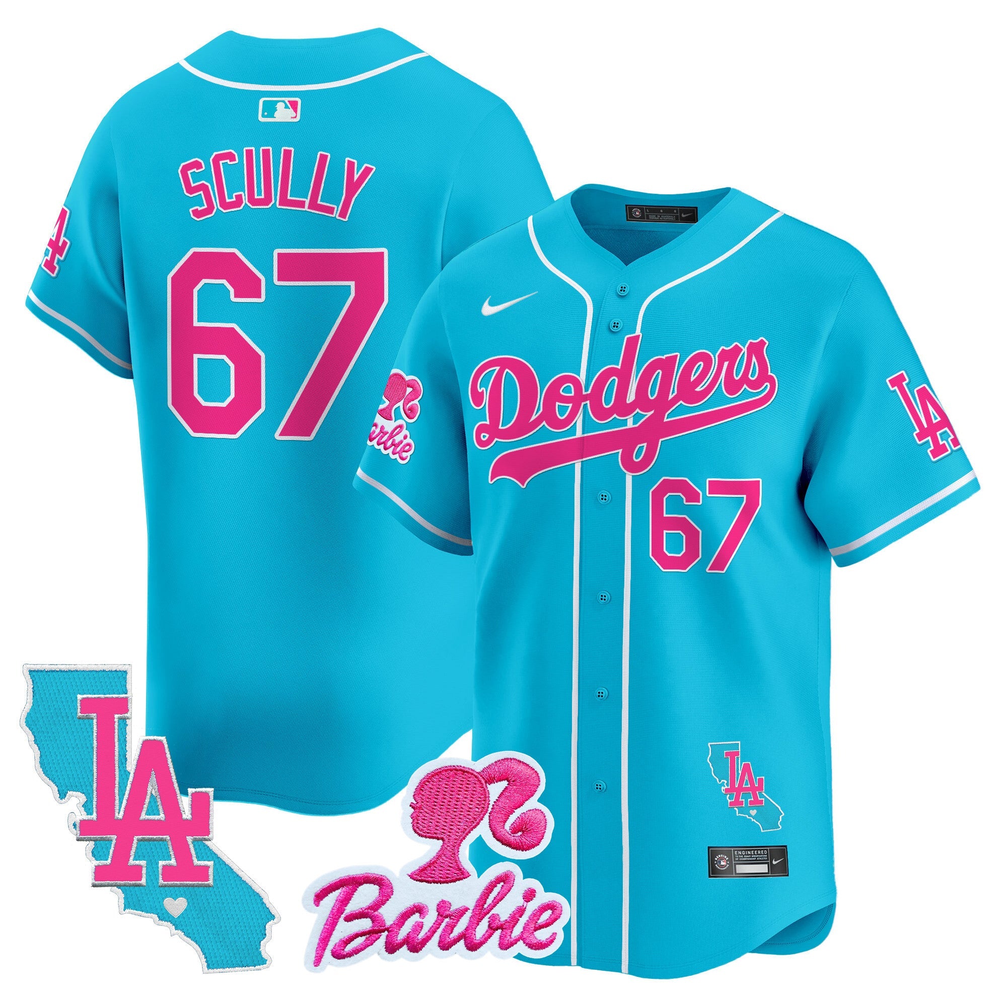 Unisex Barbie Patch Vapor Premier Limited Jersey