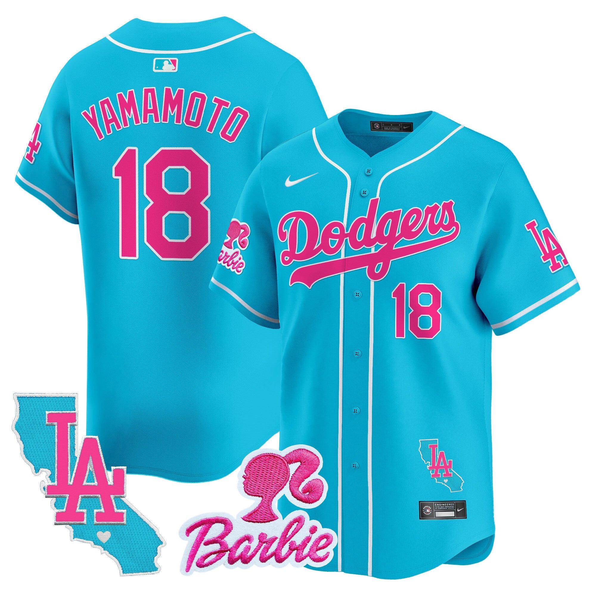 Unisex Barbie Patch Vapor Premier Limited Jersey