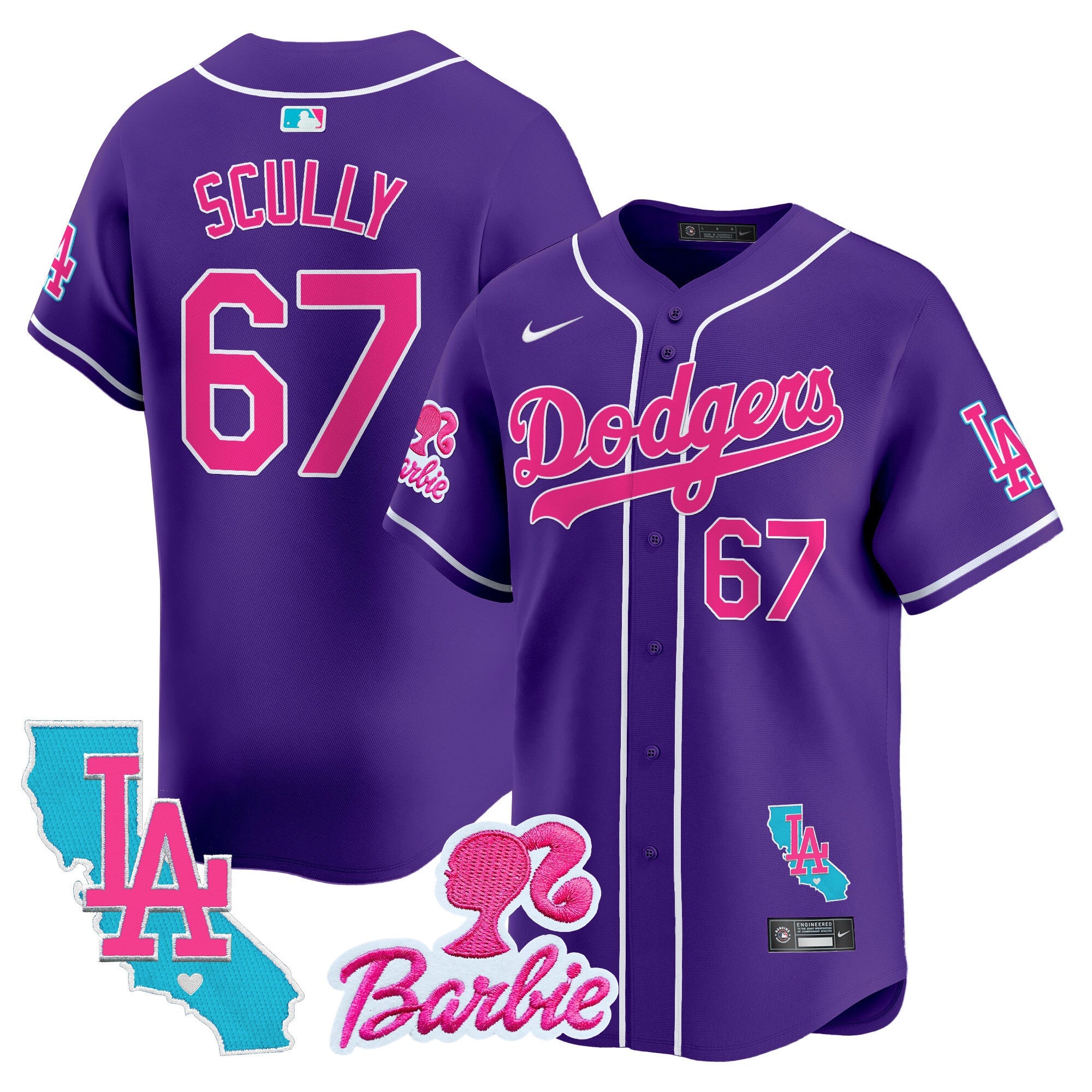 Unisex Barbie Patch Vapor Premier Limited Jersey