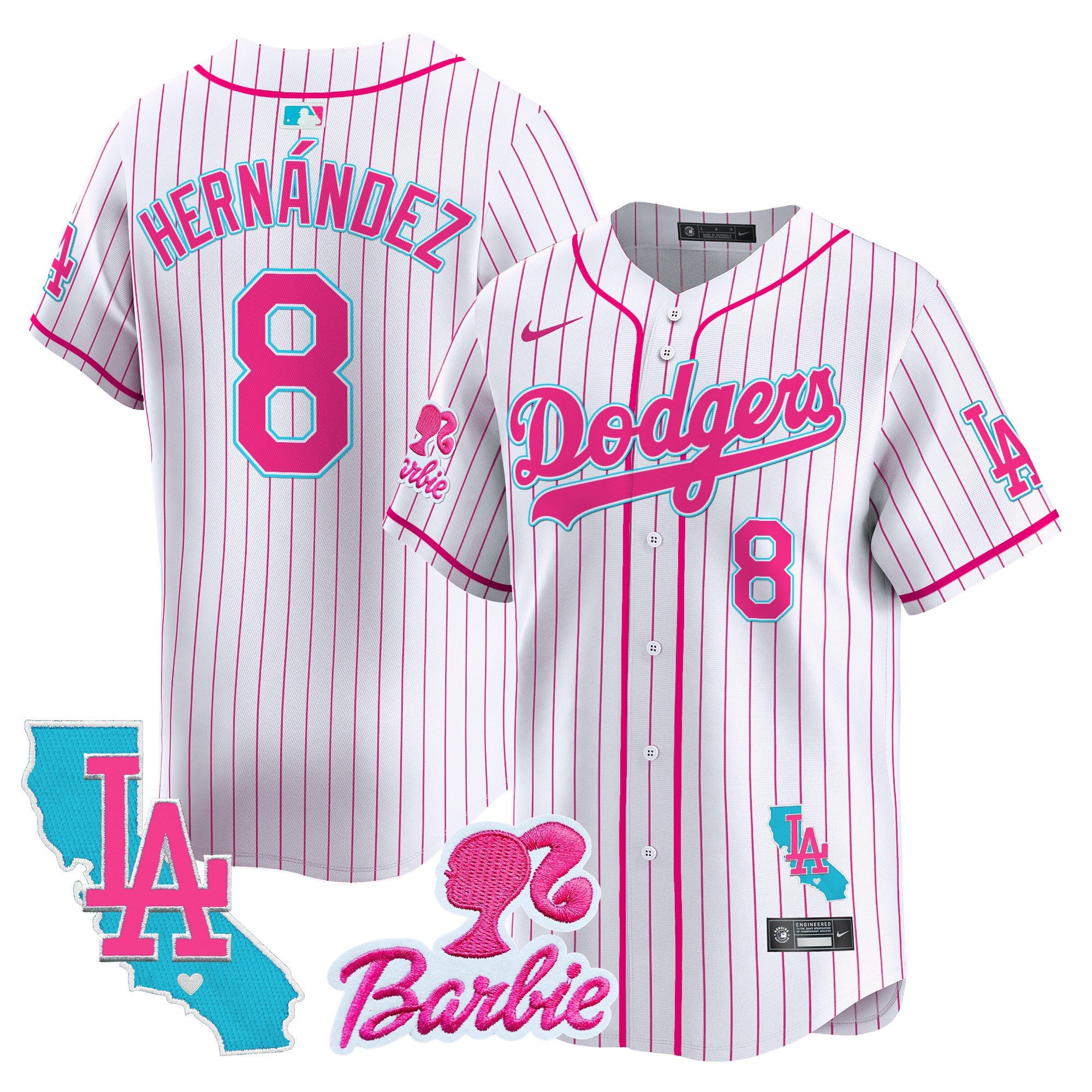 Unisex Barbie Patch Vapor Premier Limited Jersey