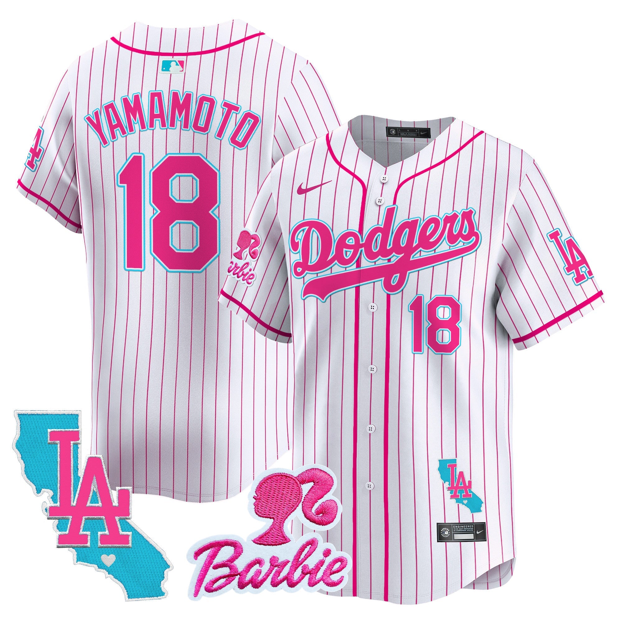 Unisex Barbie Patch Vapor Premier Limited Jersey