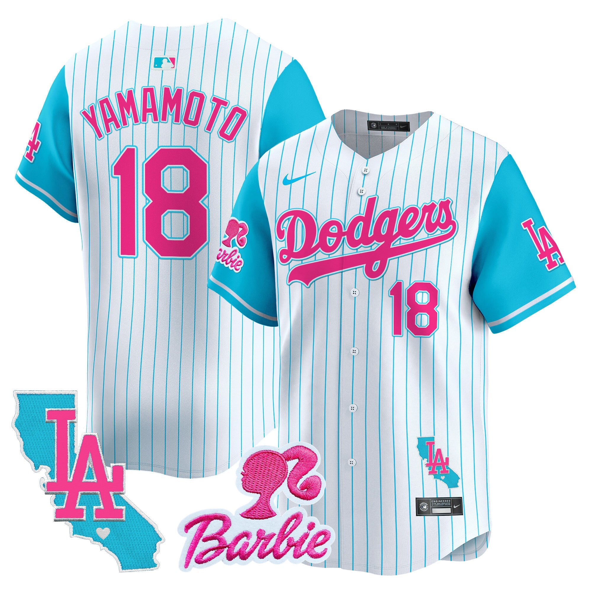 Unisex Barbie Patch Vapor Premier Limited Jersey