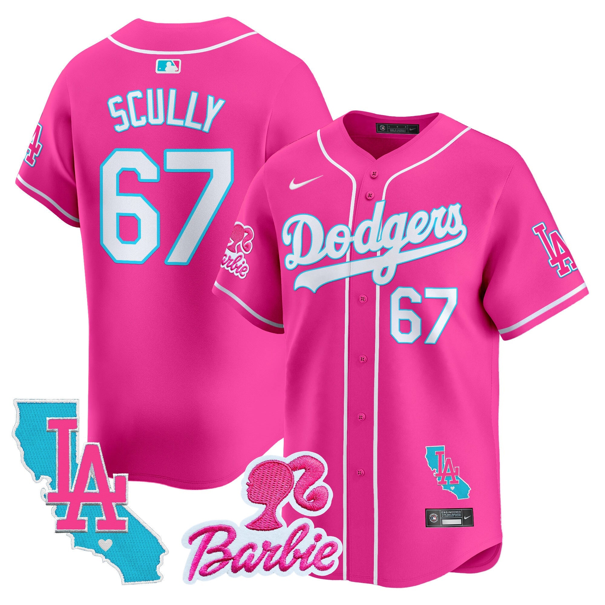Unisex Barbie Patch Vapor Premier Limited Jersey