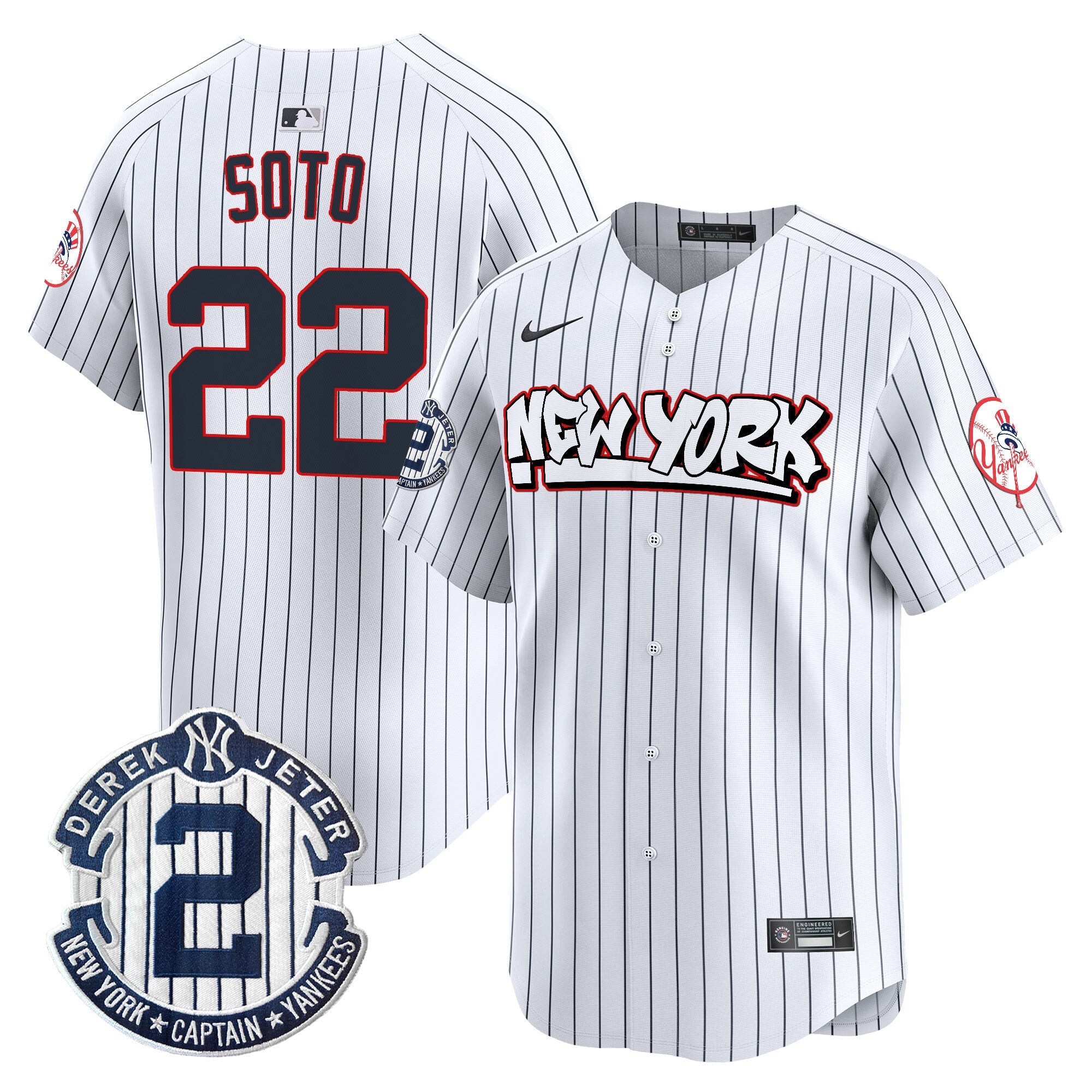Men’s New York Graffiti Vapor Premier Limited Jersey V2