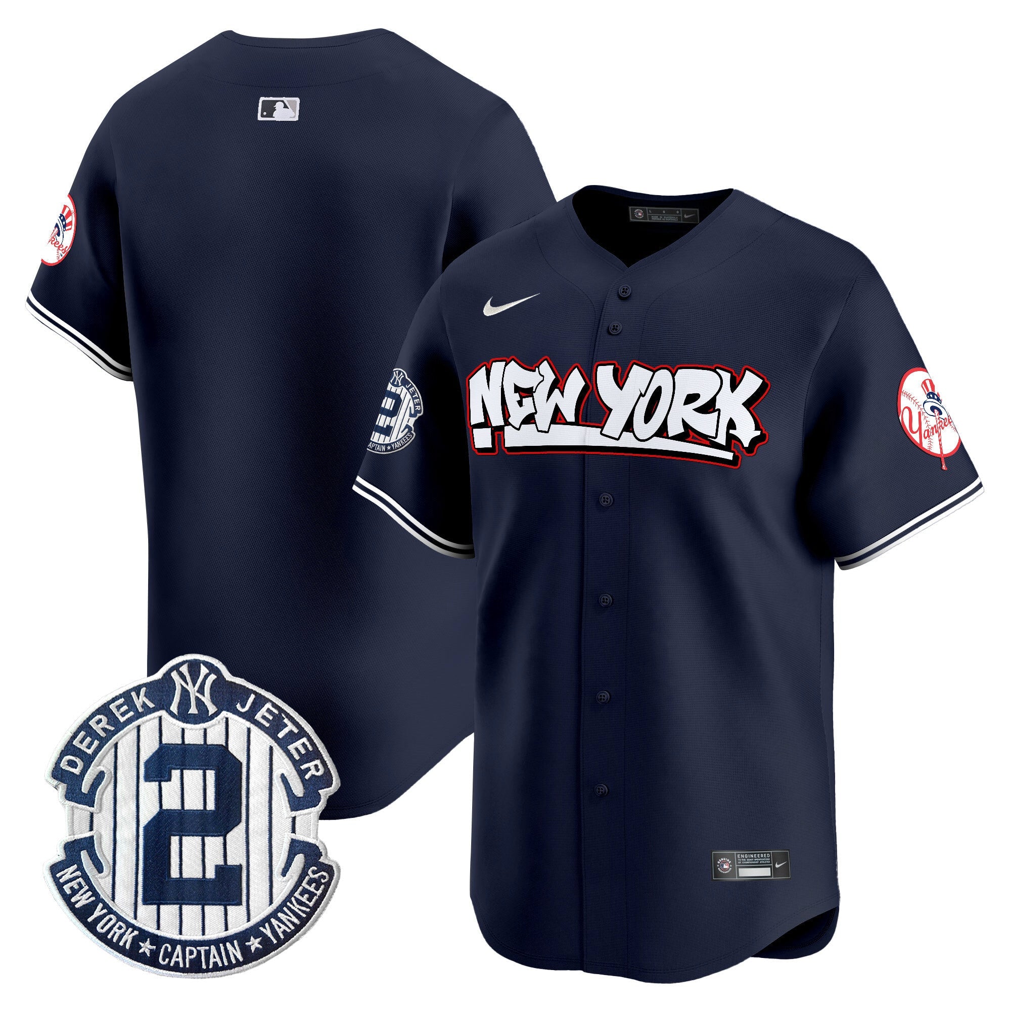 Men’s New York Graffiti Vapor Premier Limited Jersey V2