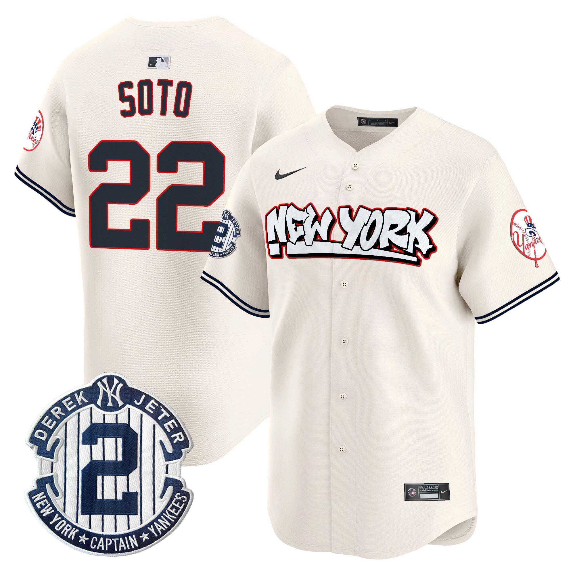 Men’s New York Graffiti Vapor Premier Limited Jersey V2