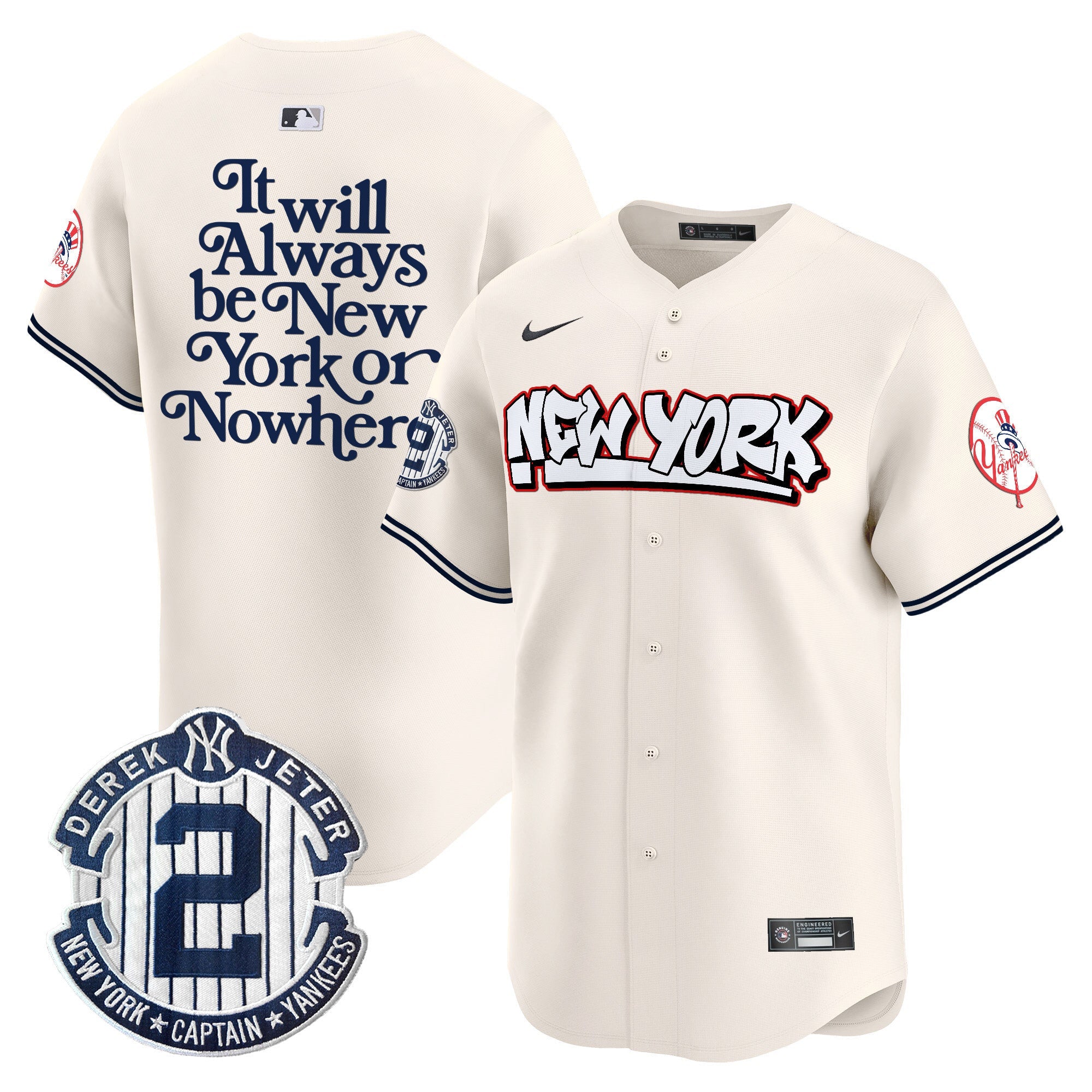 Men’s New York Graffiti Vapor Premier Limited Jersey V2