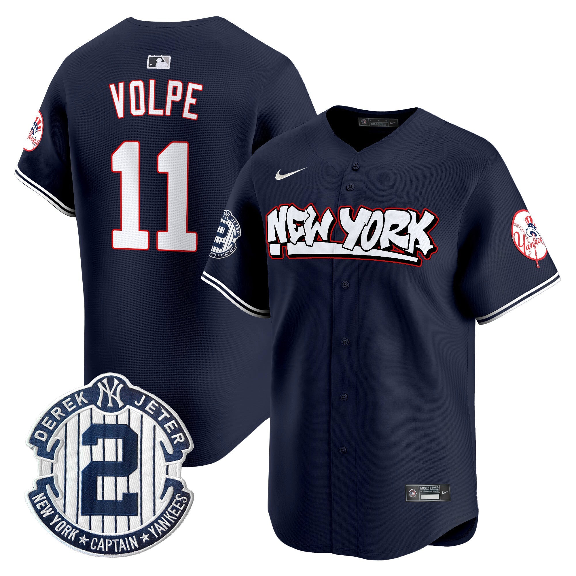 Men’s New York Graffiti Vapor Premier Limited Jersey V2